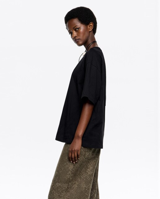 Imagen 0 de Camiseta de mujer recta algodón