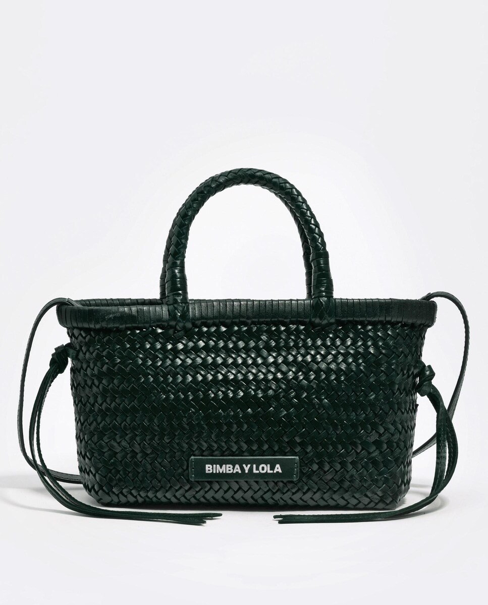 Bolso de mano de mujer piel trenzado · Bimba y Lola · El Corte Inglés