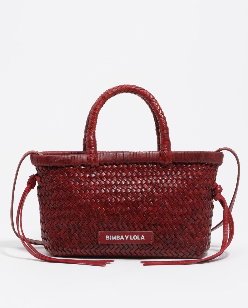 Bolso Piel Rojo Bimba Y Lola Bolso Rojo Bolsos Y Carteras De Bimba