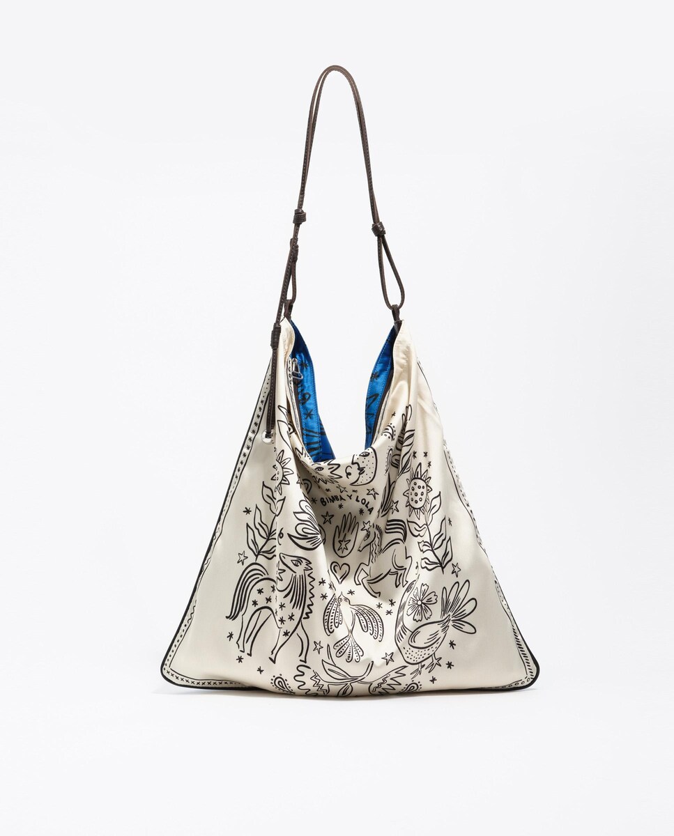 Bolso de hombro de mujer pañuelo mediano · Bimba y Lola · El Corte