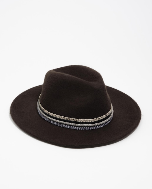 Imagen 0 de Sombrero de mujer lana con cintas
