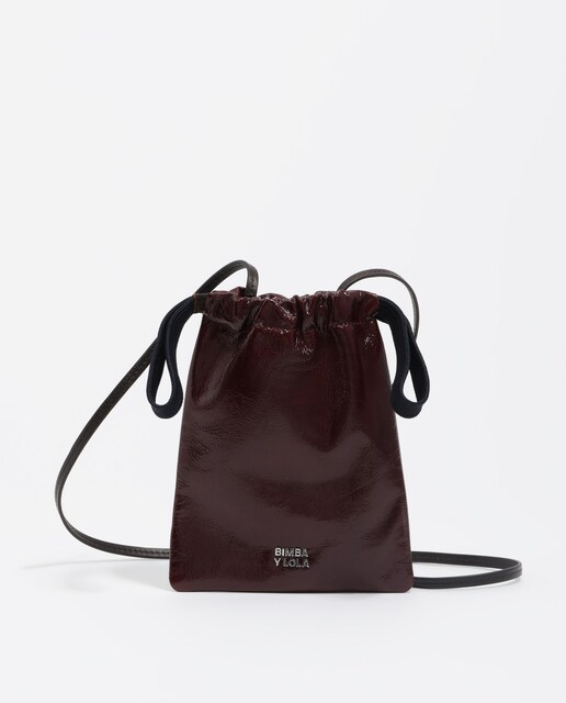 Imagen 0 de Bandolera de mujer mini piel liso