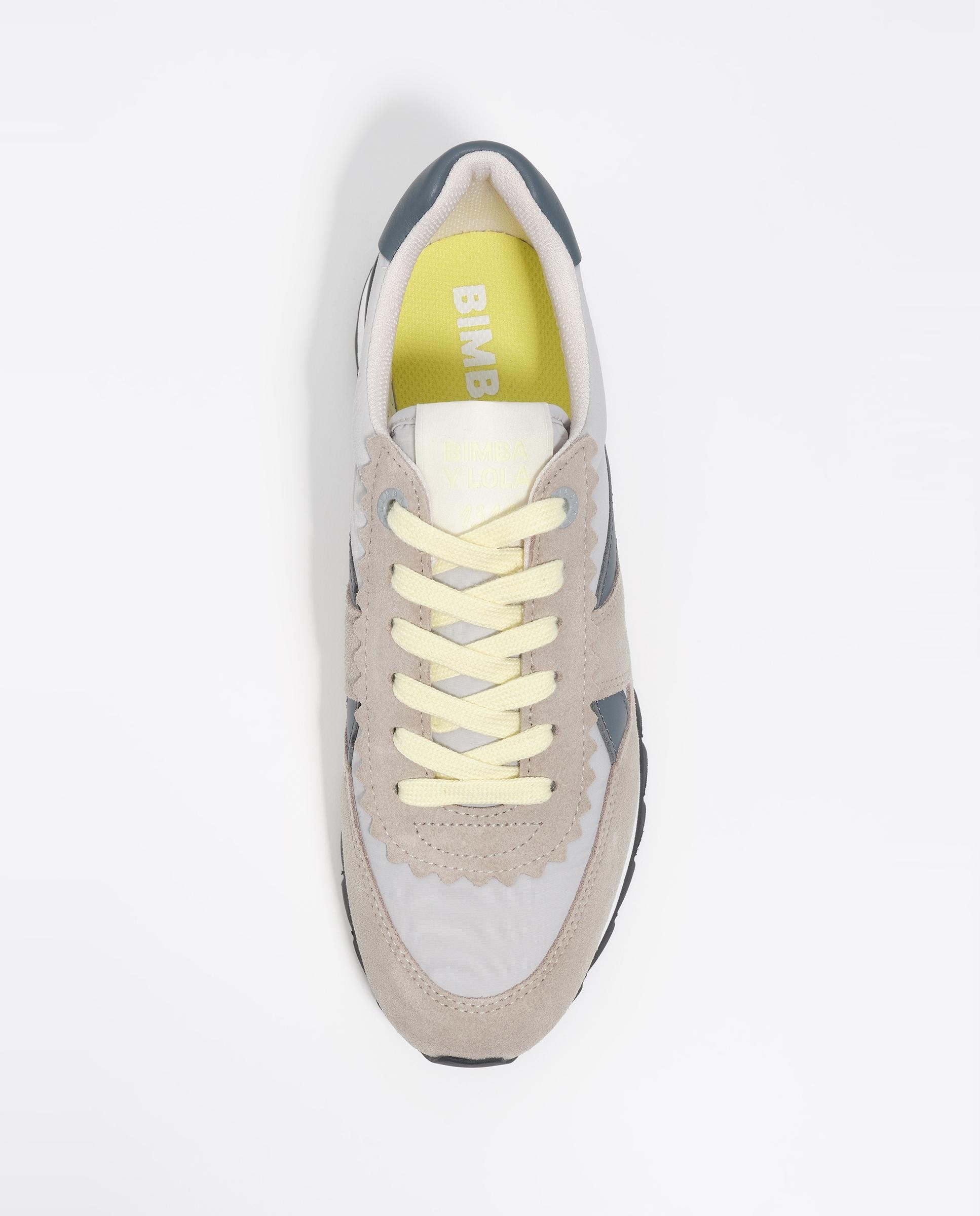 Zapatillas básicas de mujer 13 19 téjido técnico - Bimba y Lola - Gris Gris-4