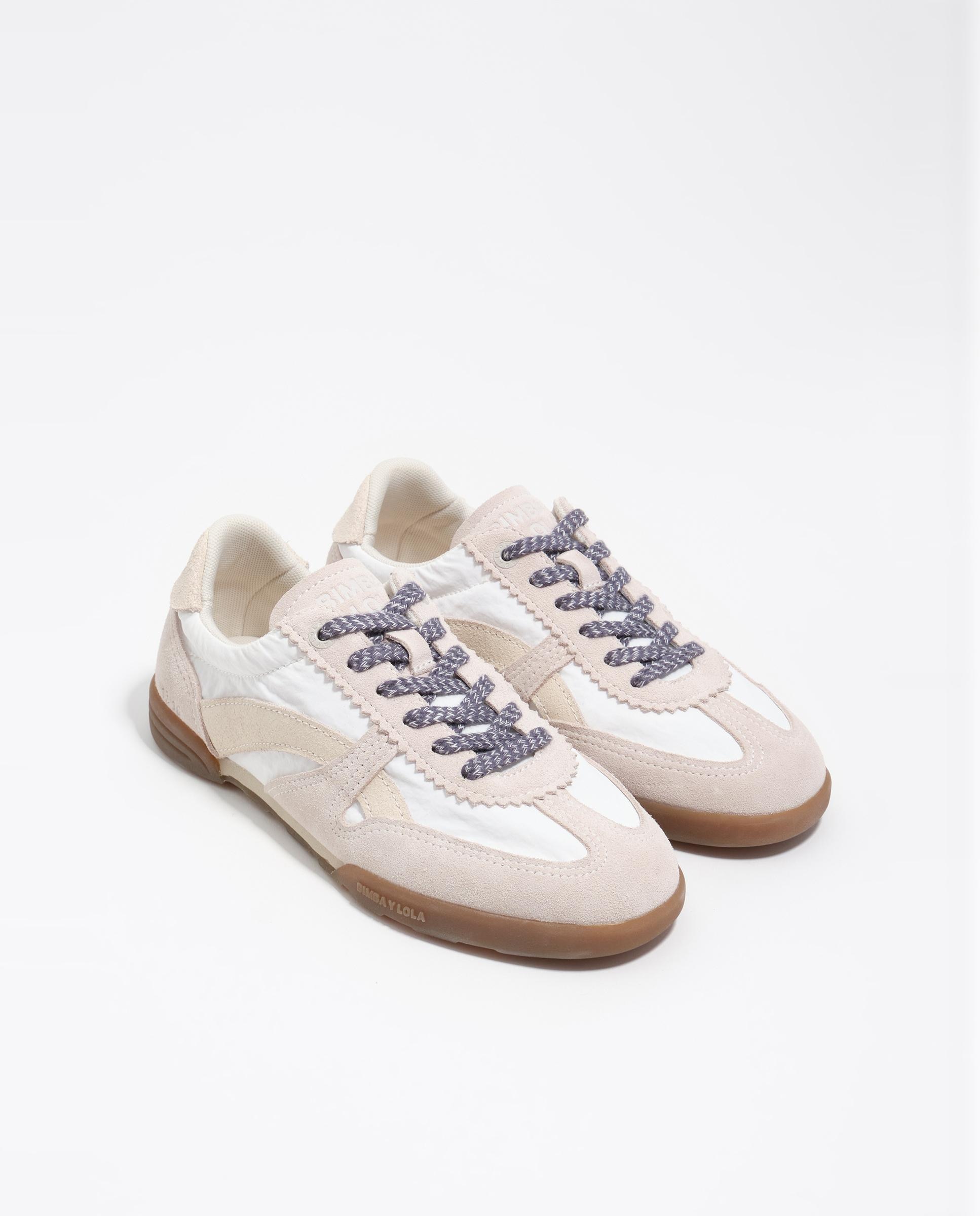 Zapatillas deportivas de mujer indoor 13 16 - Bimba y Lola - Plata Blanco / Verde-3