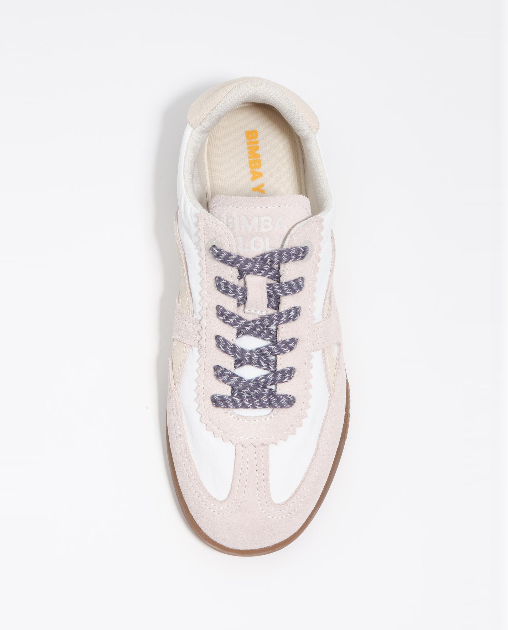 Zapatillas deportivas de mujer indoor 13 16 - Bimba y Lola - Plata Blanco / Verde-4