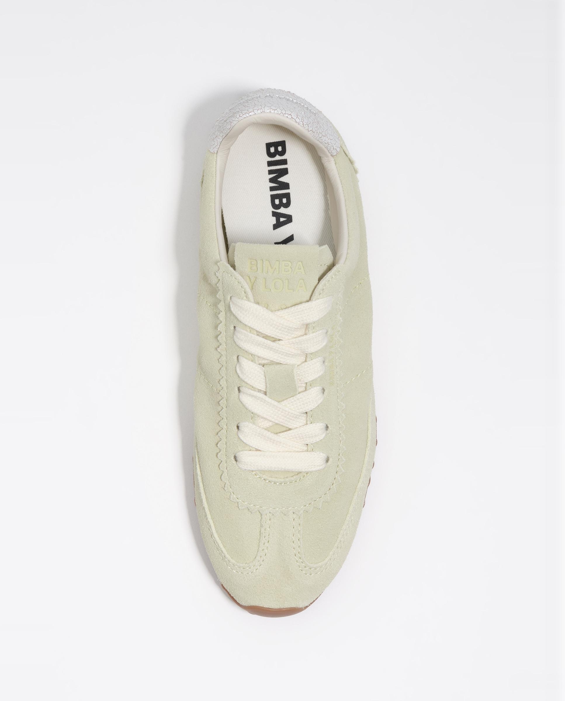 Zapatillas deportivas de mujer serraje 13 29 - Bimba y Lola - Amarillo Amarillo-4