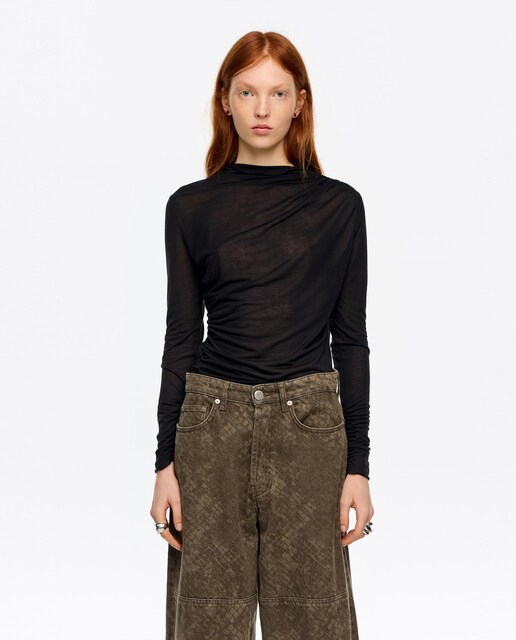 Imagen 0 de Top de mujer fluido fruncido