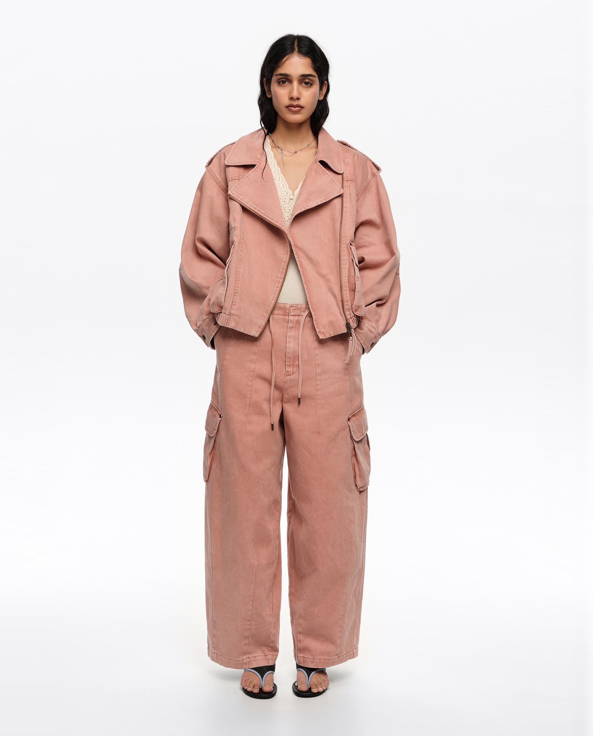 Bimba y Lola - Cazadora vaquera de mujer cruzada denim.