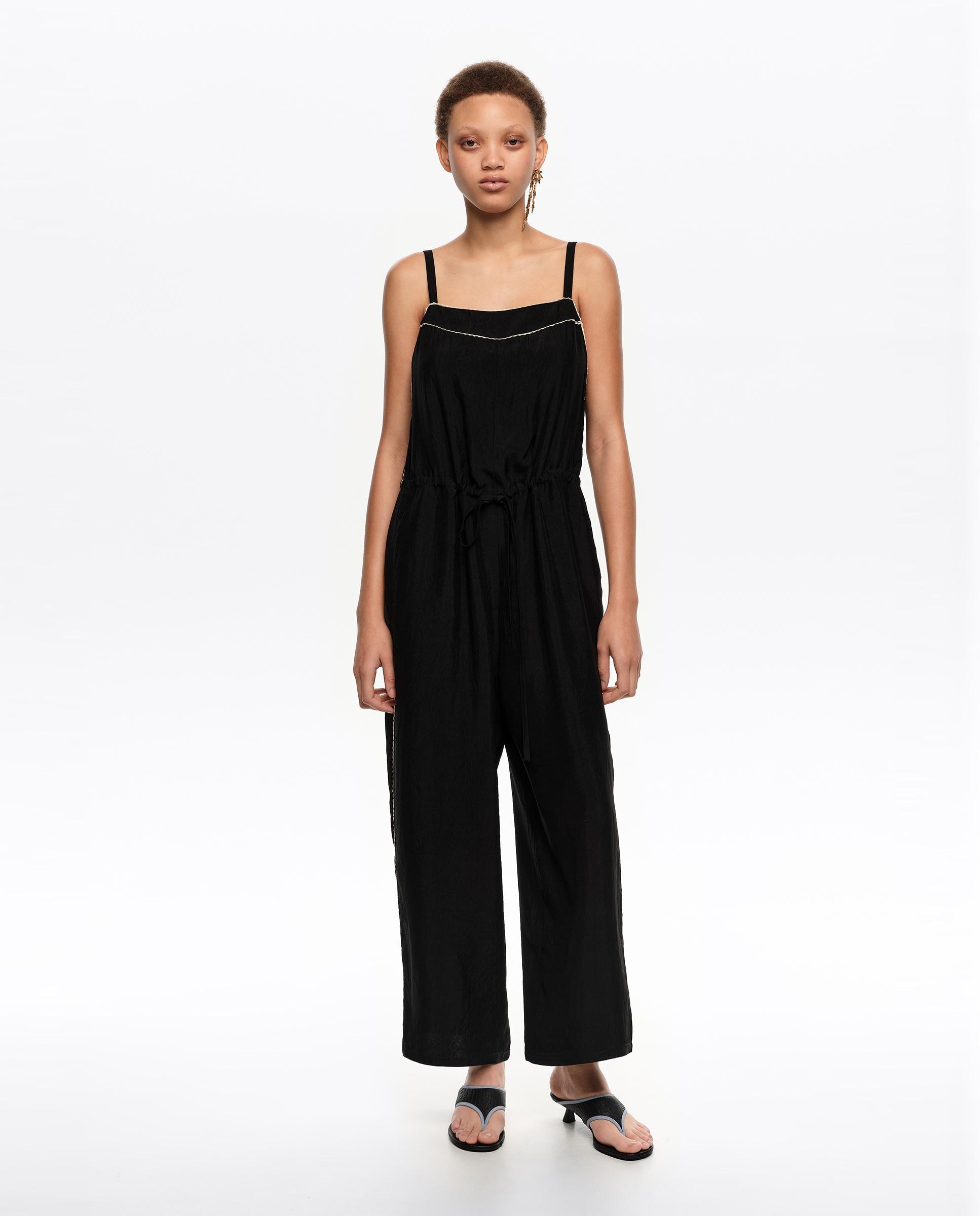 Bimba y Lola - Mono de mujer fluido ajustable cintura.