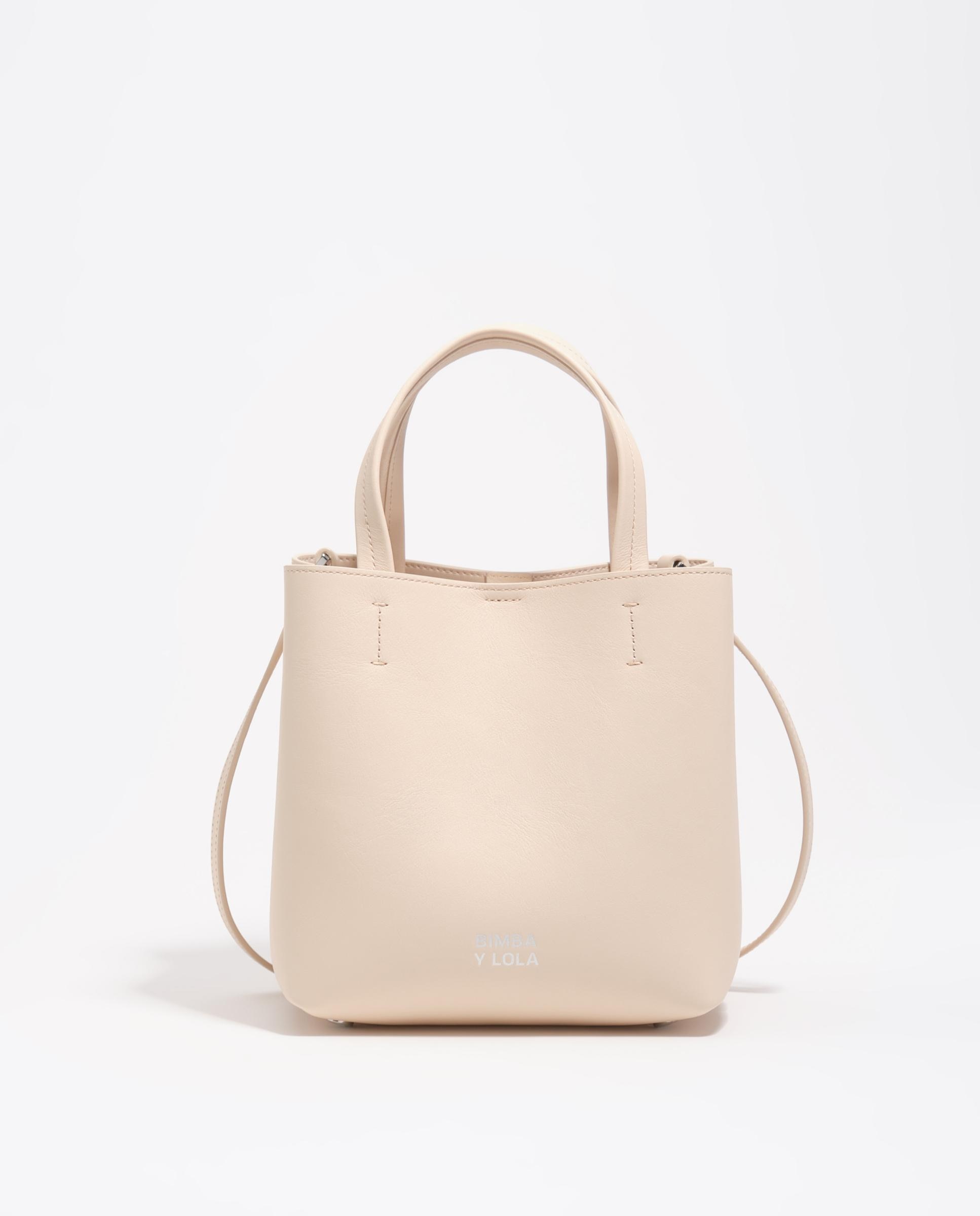 Bolso de mano de mujer chihuahua pequeño piel - Bimba y Lola - Natural Natural-1