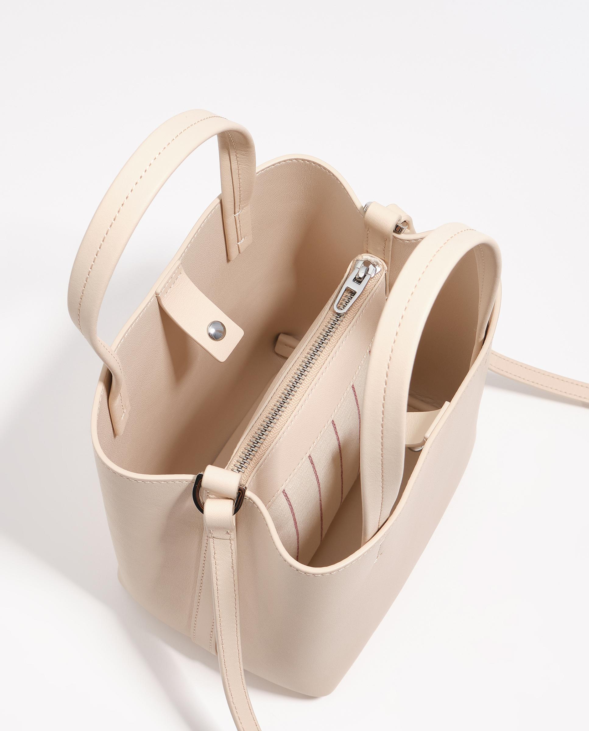 Bolso de mano de mujer chihuahua pequeño piel - Bimba y Lola - Natural Natural-6