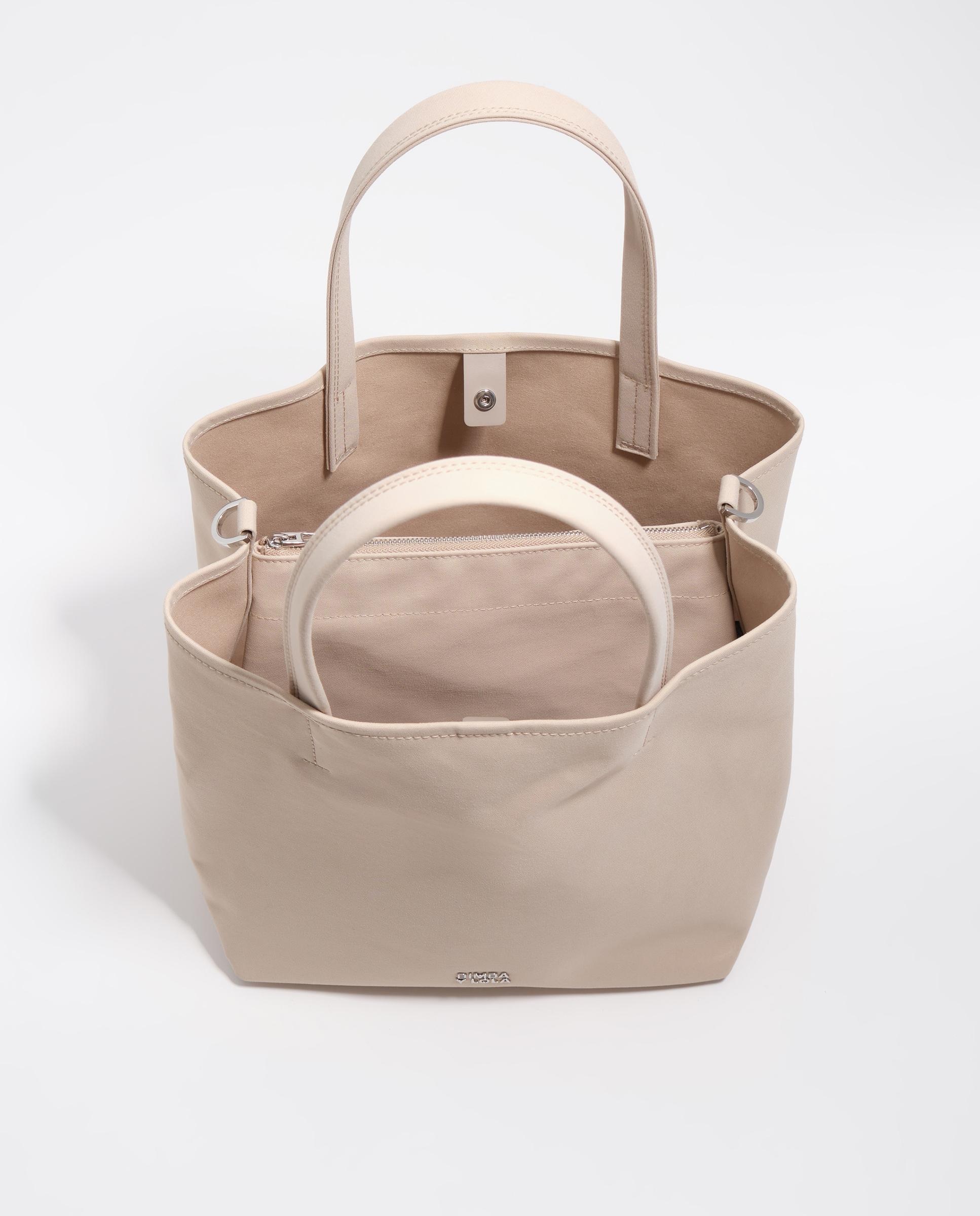 Bolso de mano de mujer chihuahua grande tejido - Bimba y Lola - Beige Beige-4