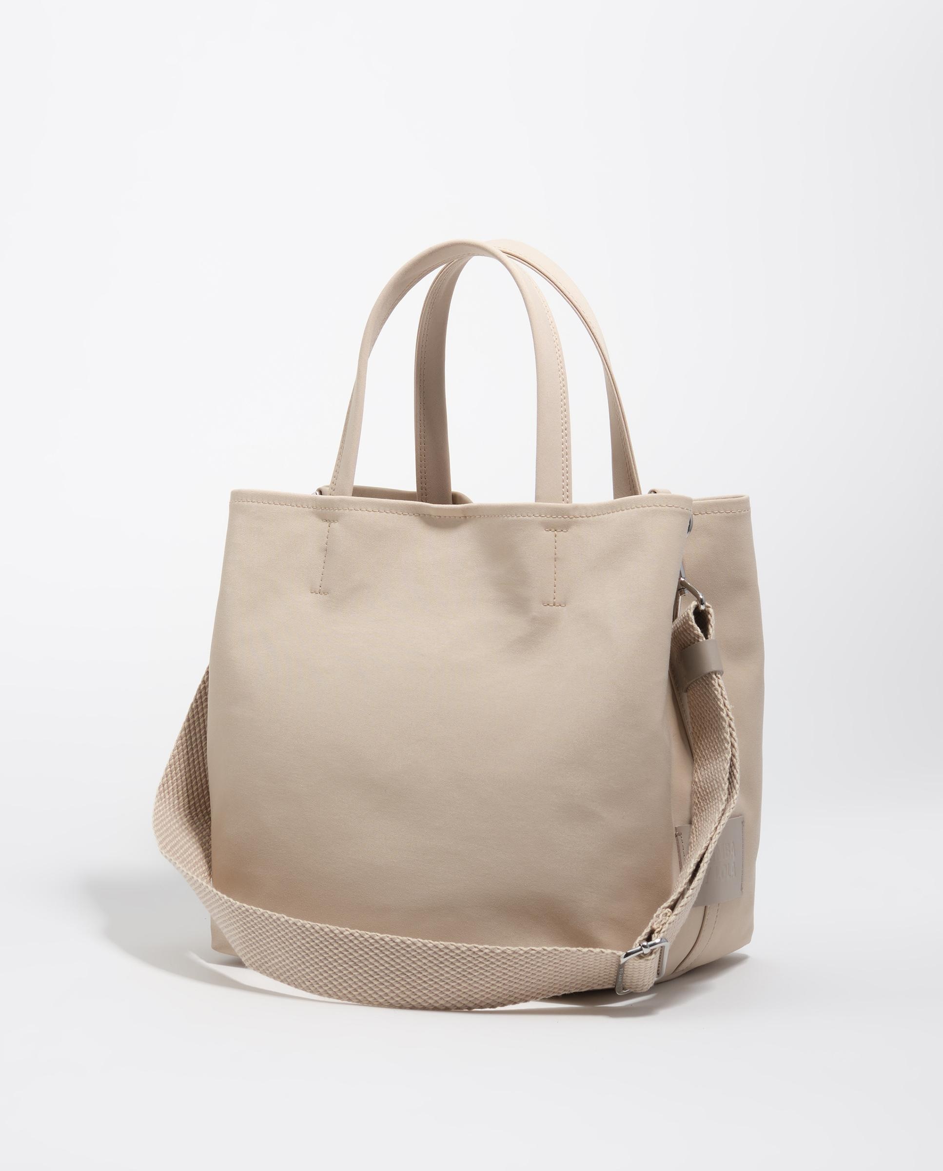 Bolso de mano de mujer chihuahua grande tejido - Bimba y Lola - Beige Beige-5