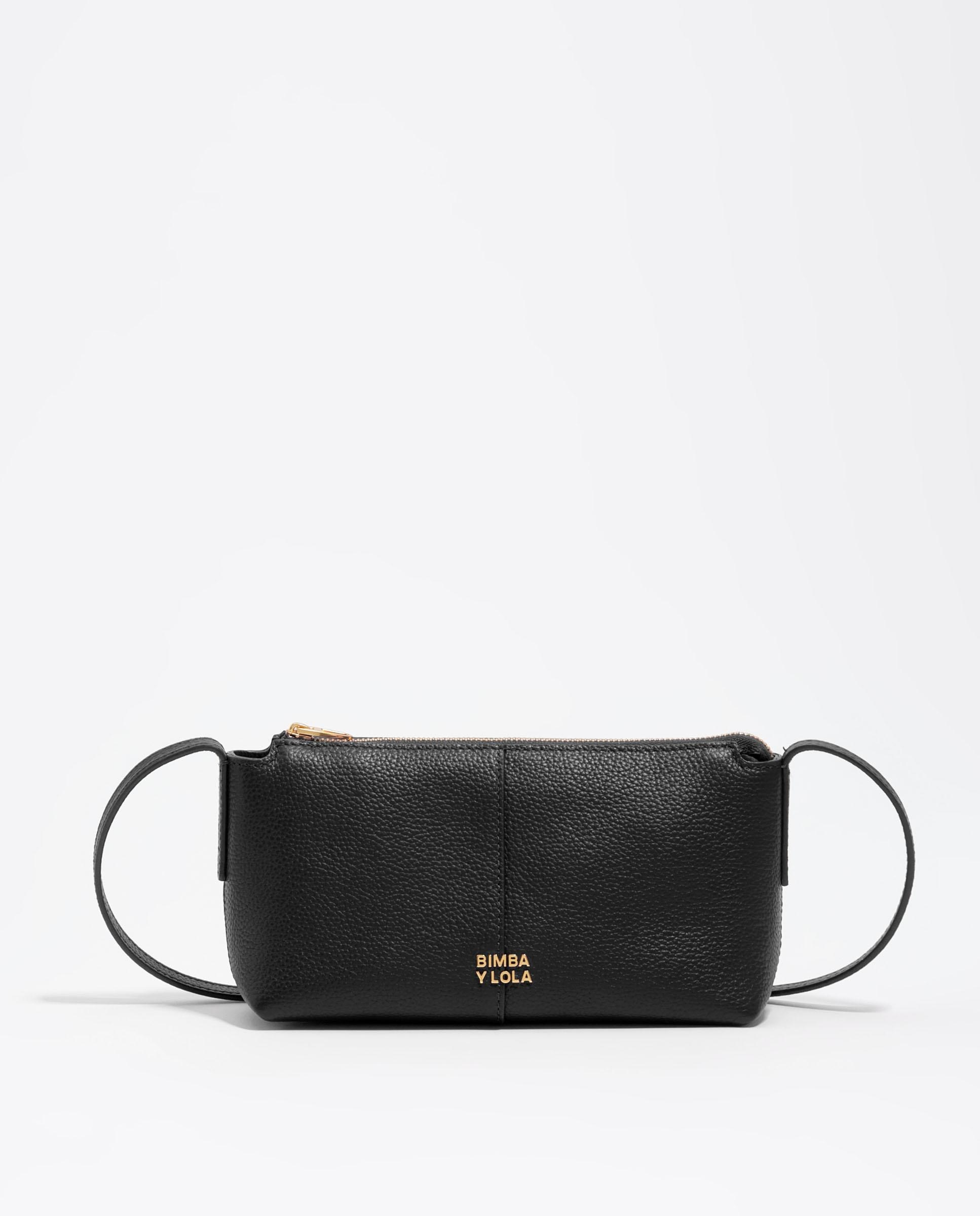 Imagen 0 de Bandolera de mujer mini de piel Negro