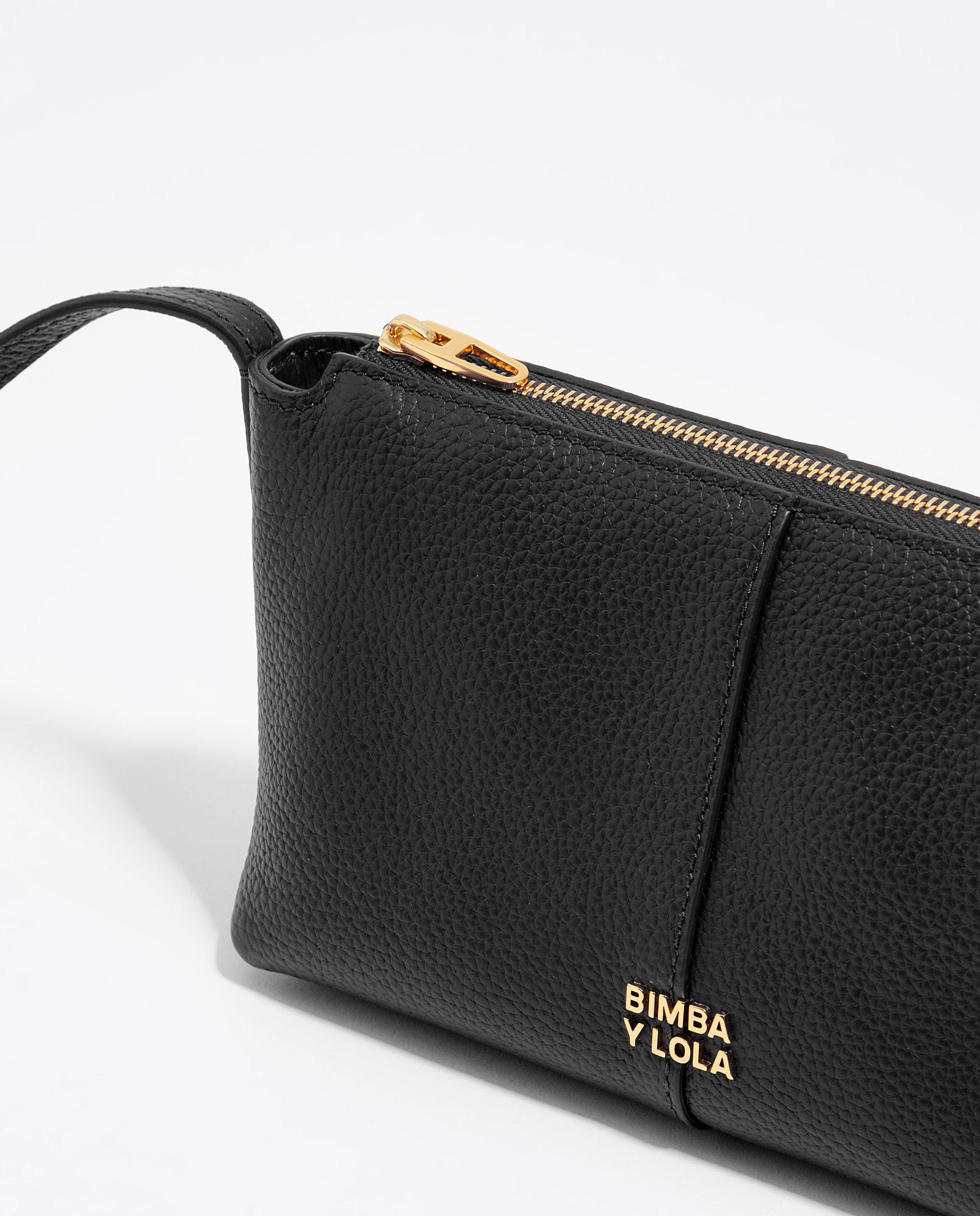 Bandolera de mujer mini de piel - Bimba y Lola - Negro Negro-3