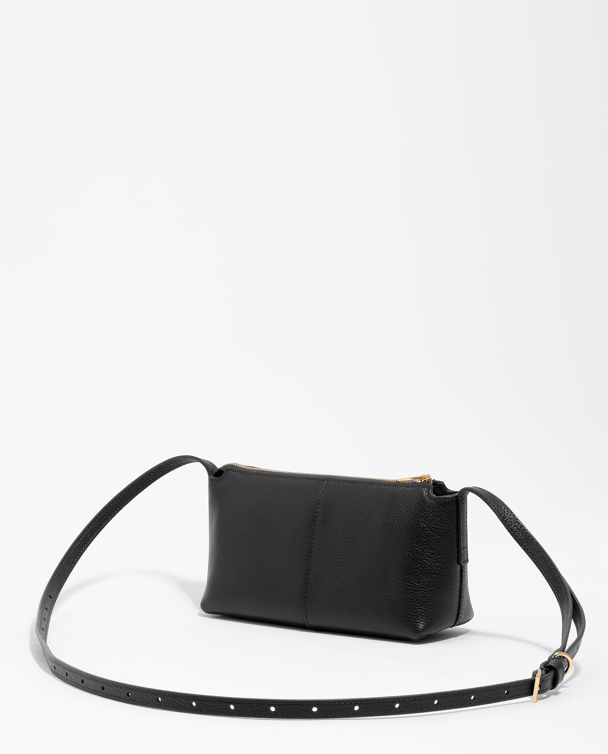 Bandolera de mujer mini de piel - Bimba y Lola - Negro Negro-4