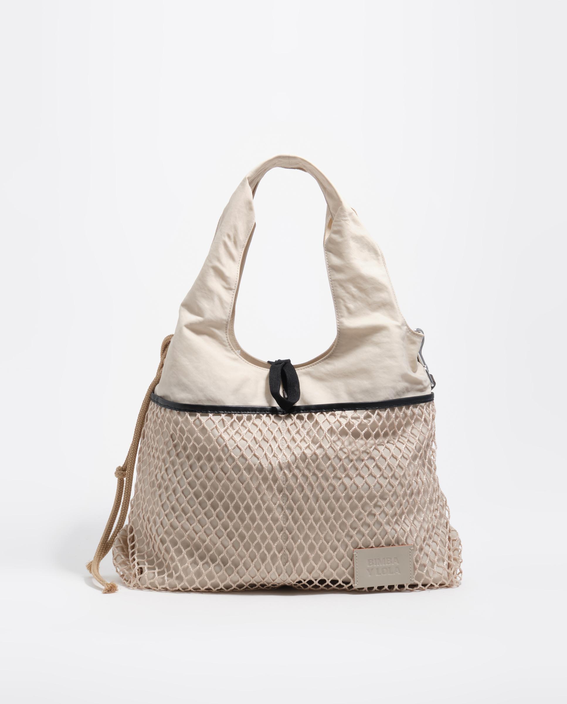 Bolso paper grande nylon - Bimba y Lola - Blanco roto Blanco roto-1