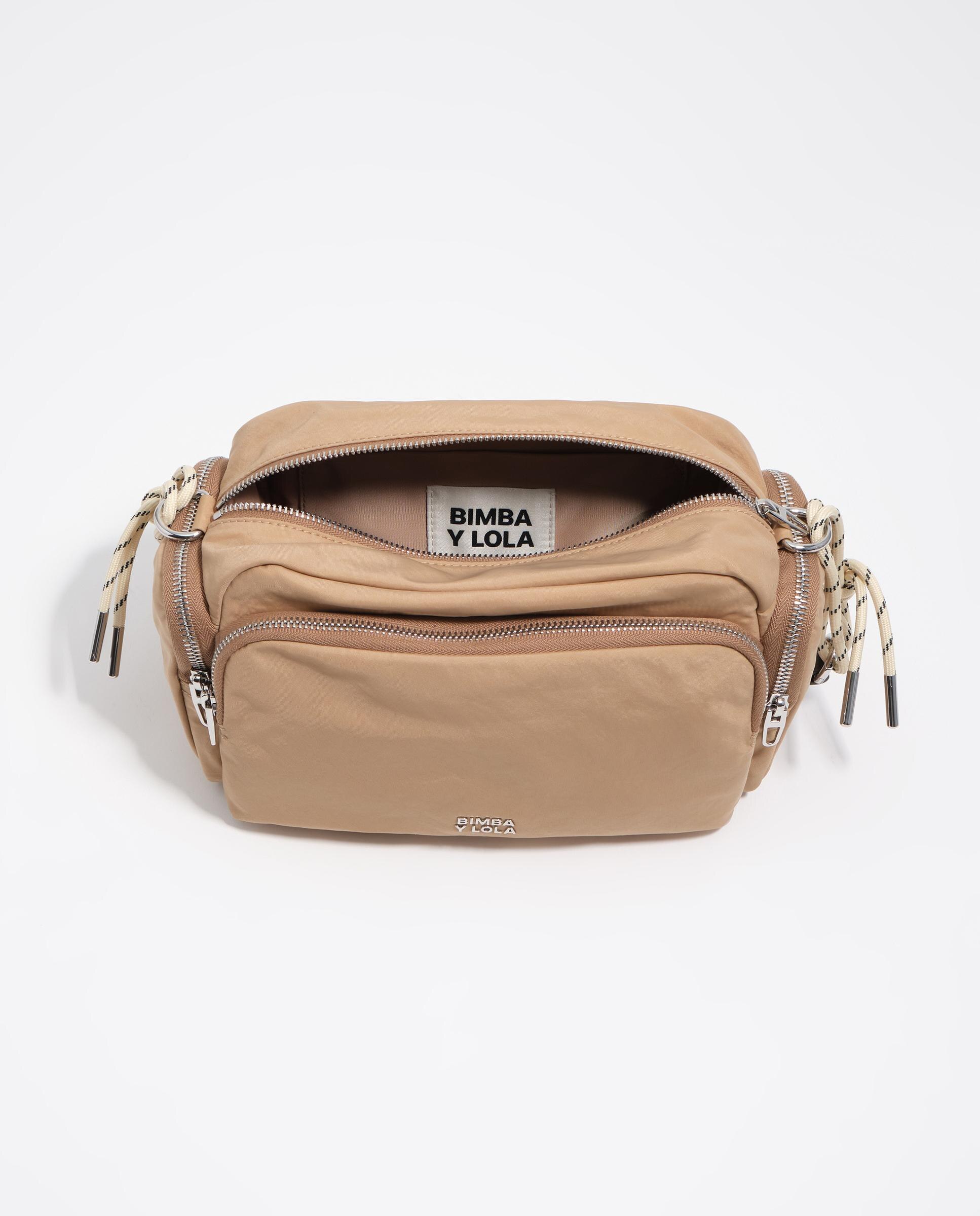 Bandolera de mujer con asa regulable y cierre de cremallera - Bimba y Lola - Camel Camel-5