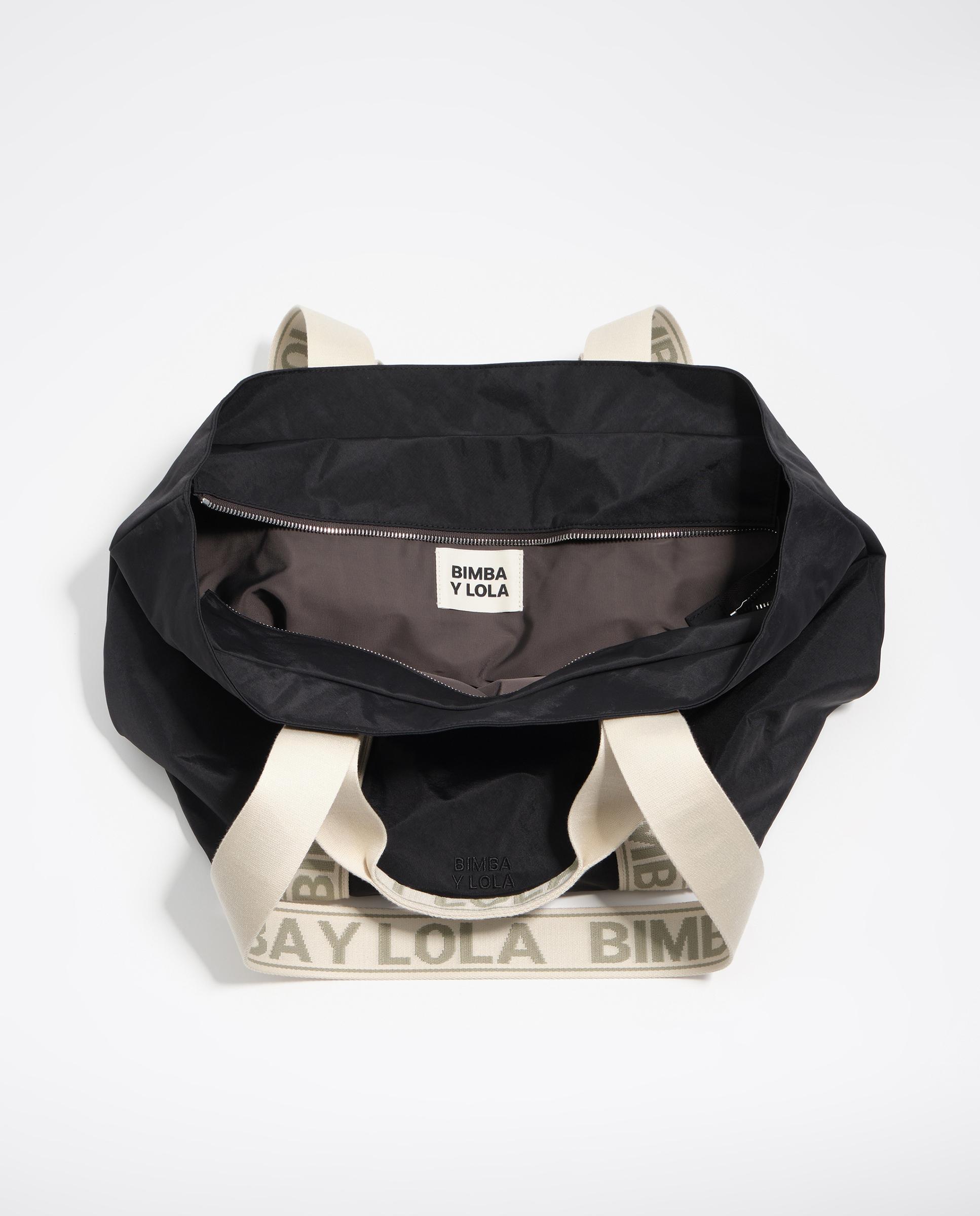 Bolso de hombro grande con logo multiposición - Bimba y Lola - Negro Negro-2