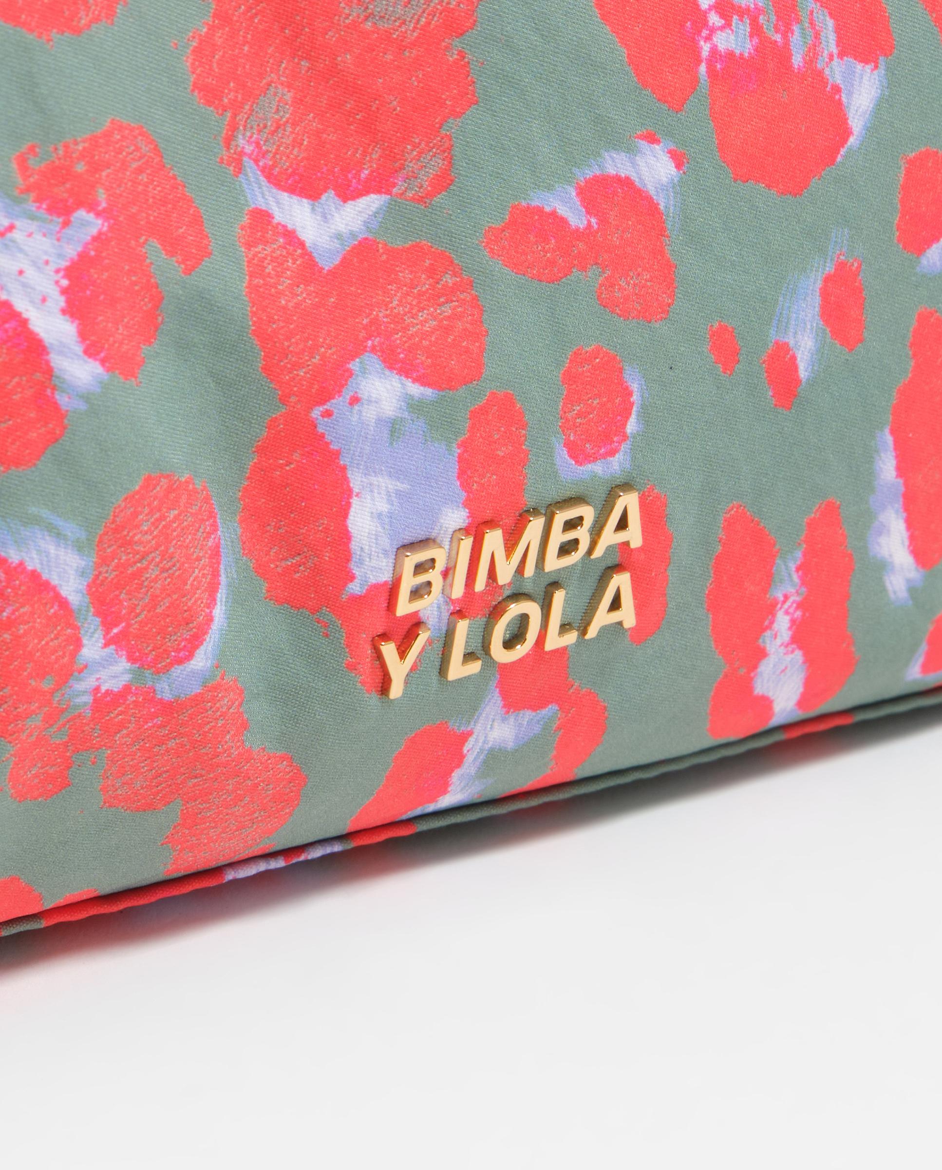 Neceser pequeño con estampado animal print - Bimba y Lola - Rosa Rosa-3