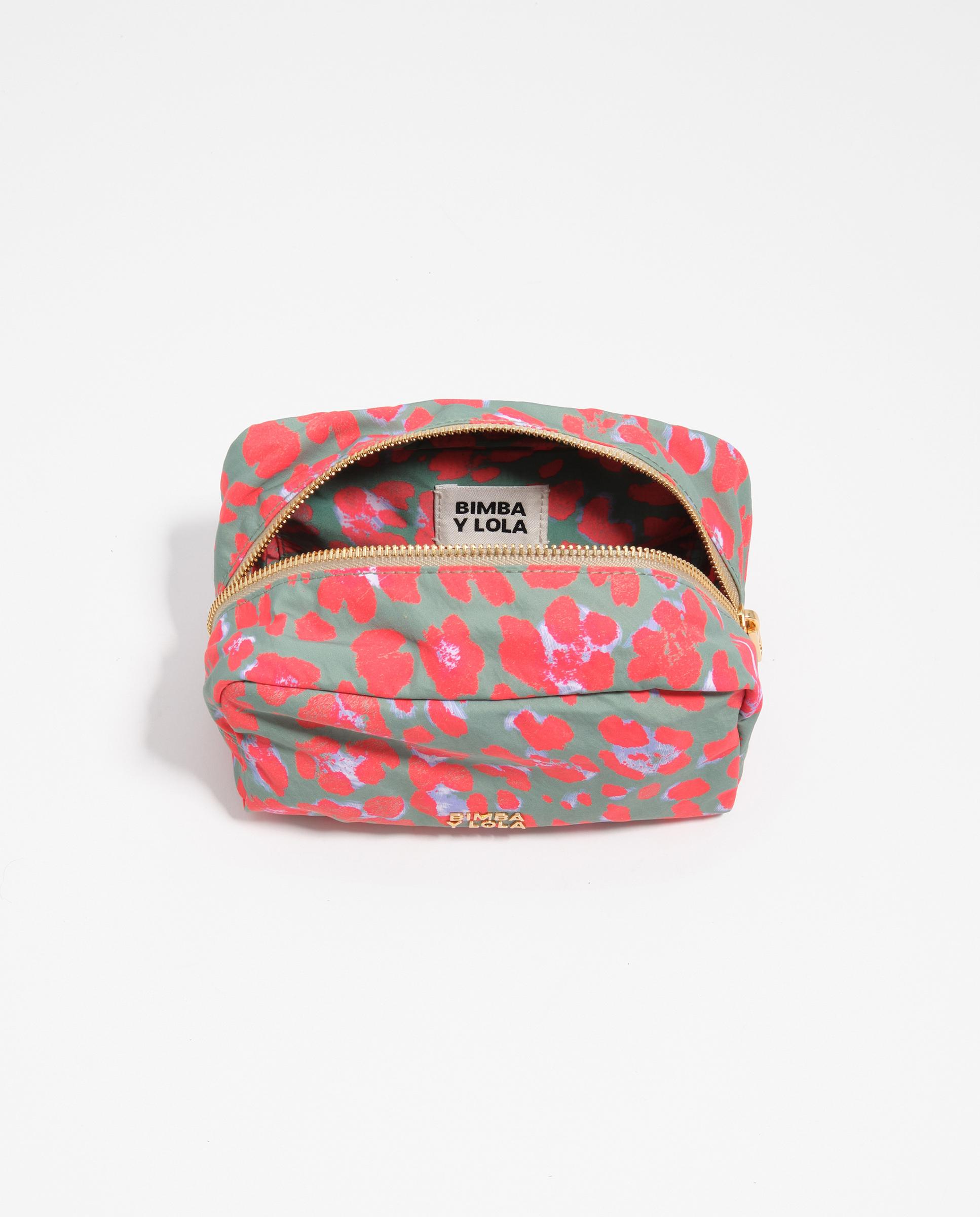 Neceser pequeño con estampado animal print - Bimba y Lola - Rosa Rosa-2