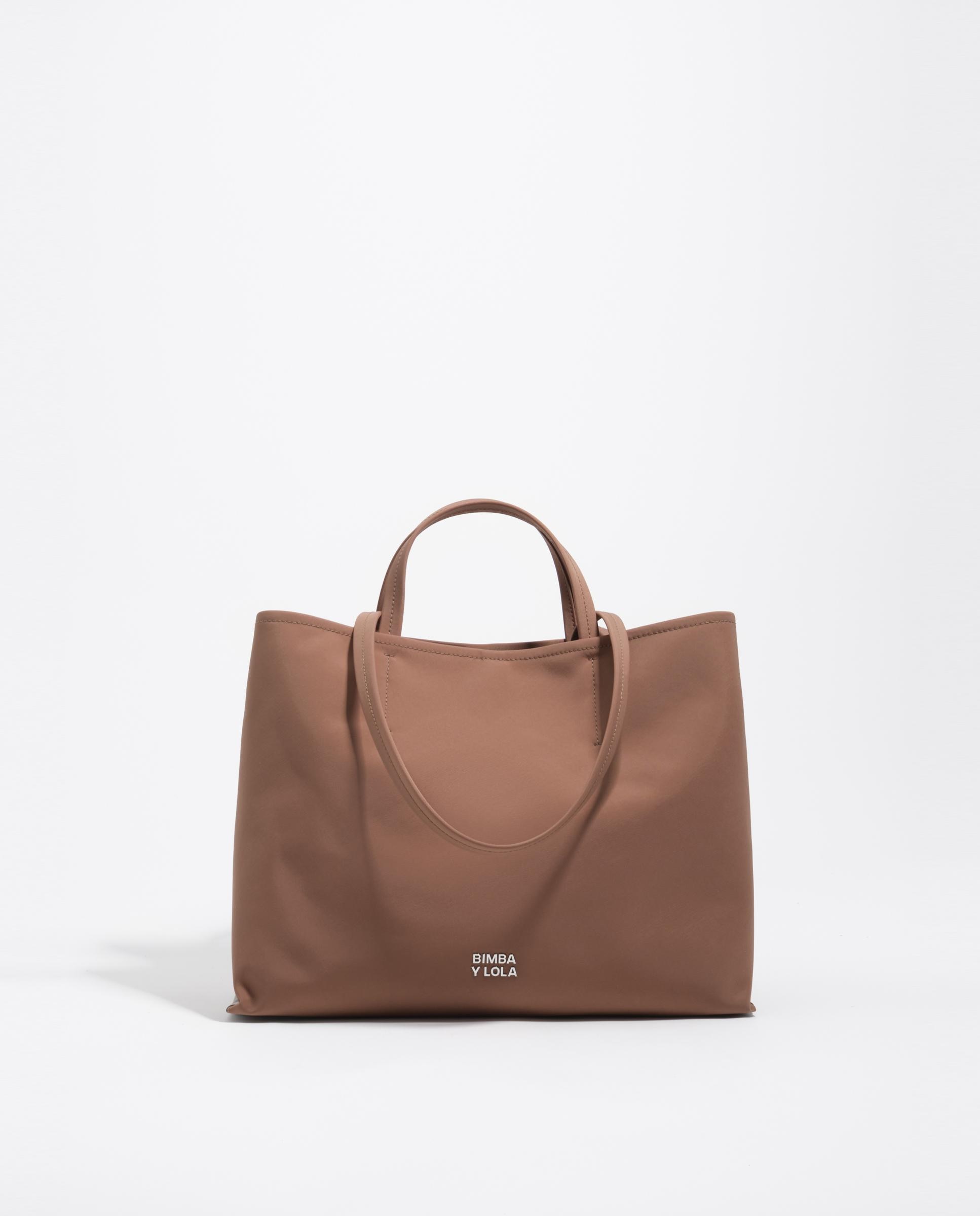 Imagen 0 de Bolso de mano de mujer chihuahua shopper grande piel Marrón