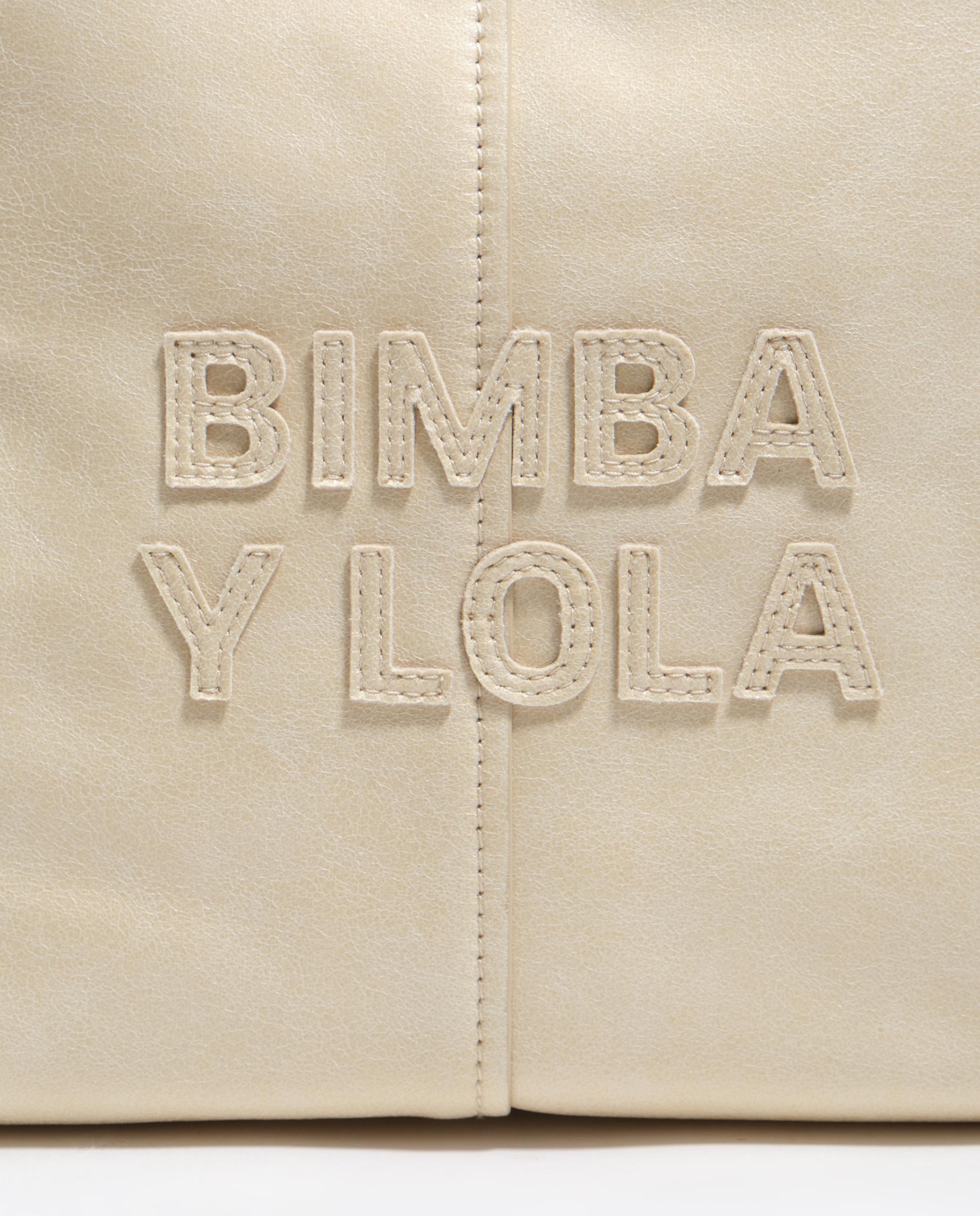 Bolso de hombro grande doble asa - Bimba y Lola - Marfil Marfil-2