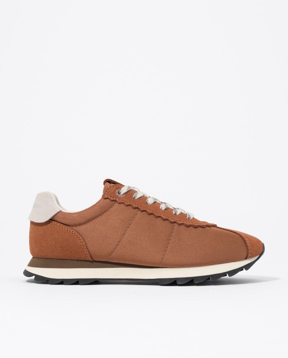 Zapatillas deportivas de mujer retro 13 18 - Bimba y Lola - Tostado Tostado-1
