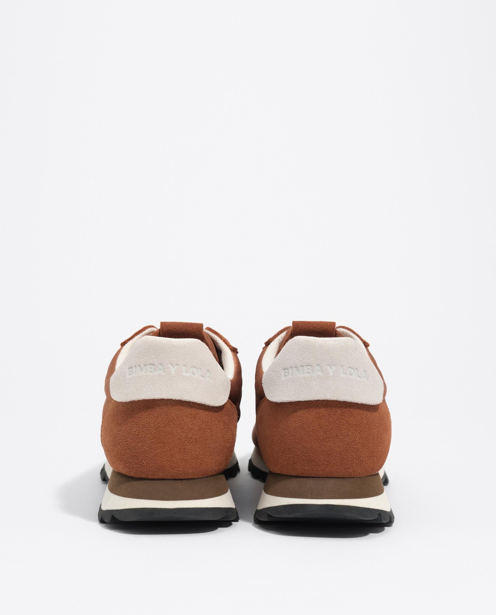 Zapatillas deportivas de mujer retro 13 18 - Bimba y Lola - Tostado Tostado-4