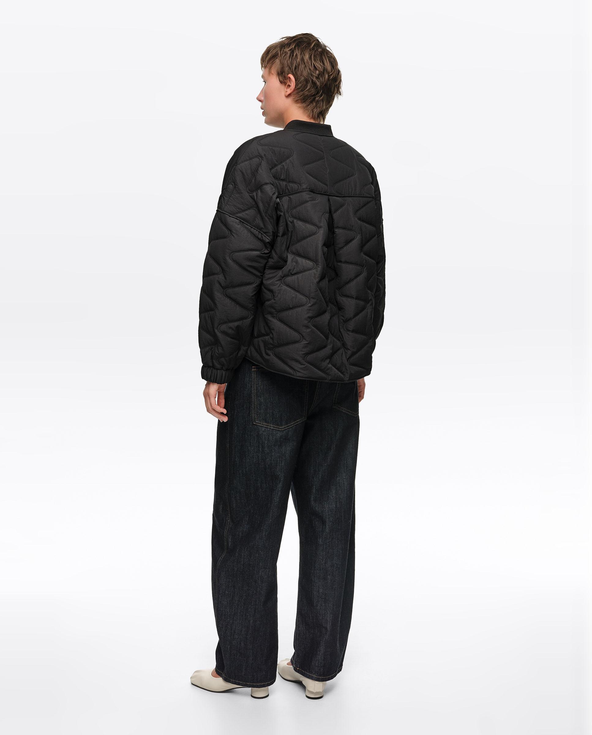 Cazadora de mujer bomber acolchada - Bimba y Lola - Negro Negro-4