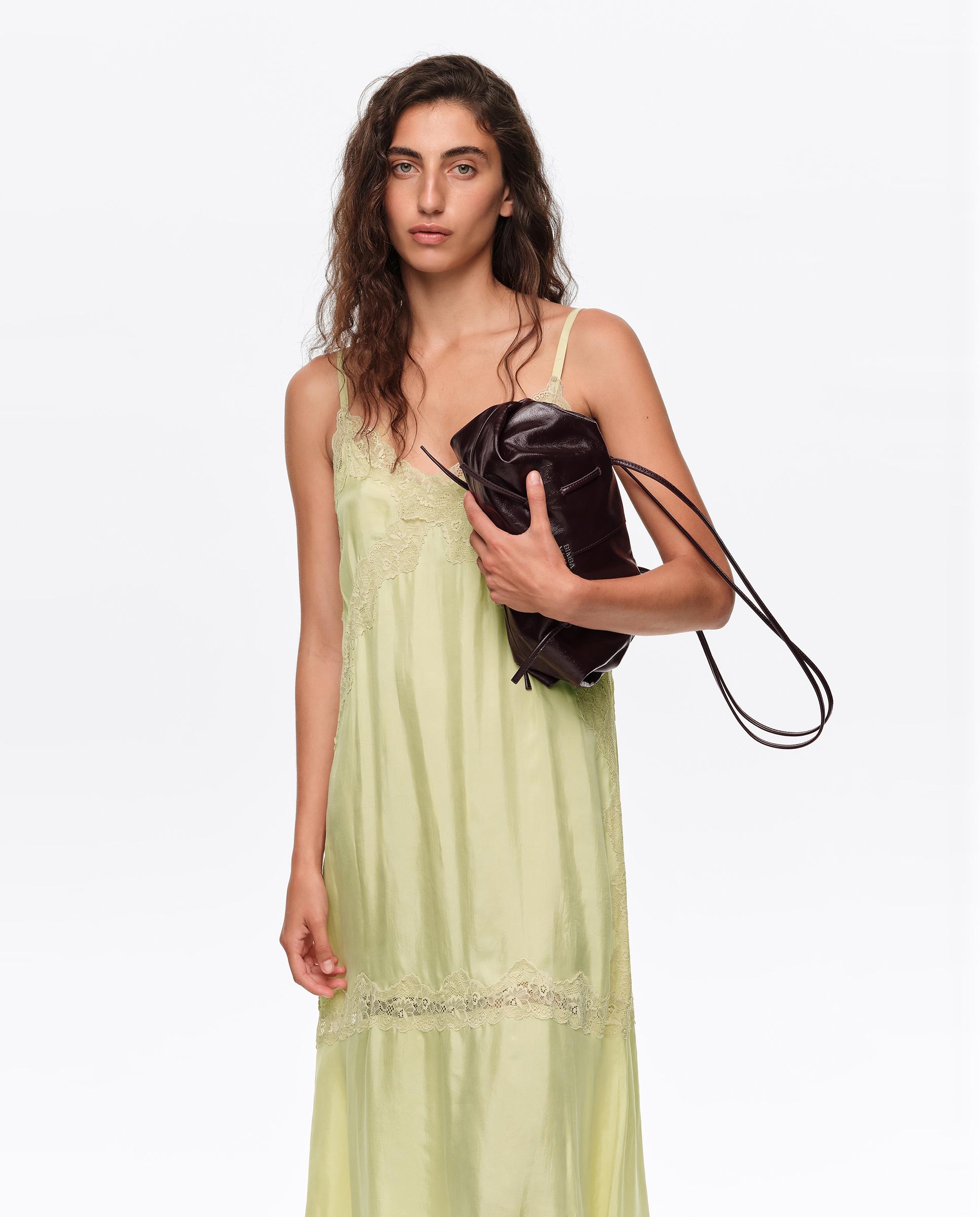 Bolso de mujer de piel Lolita - Bimba y Lola - Burdeos Burdeos-3
