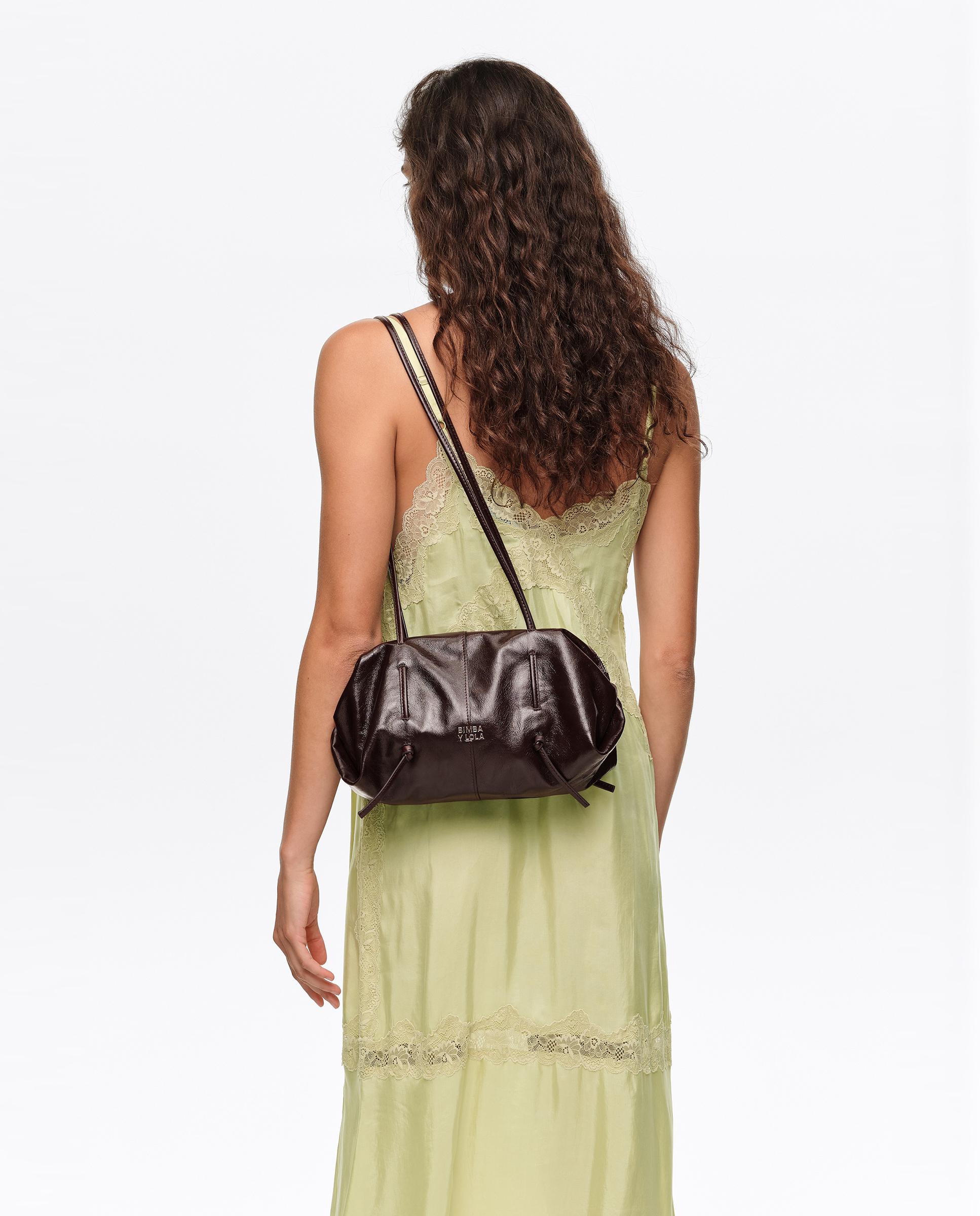 Bolso de mujer de piel Lolita - Bimba y Lola - Burdeos Burdeos-4