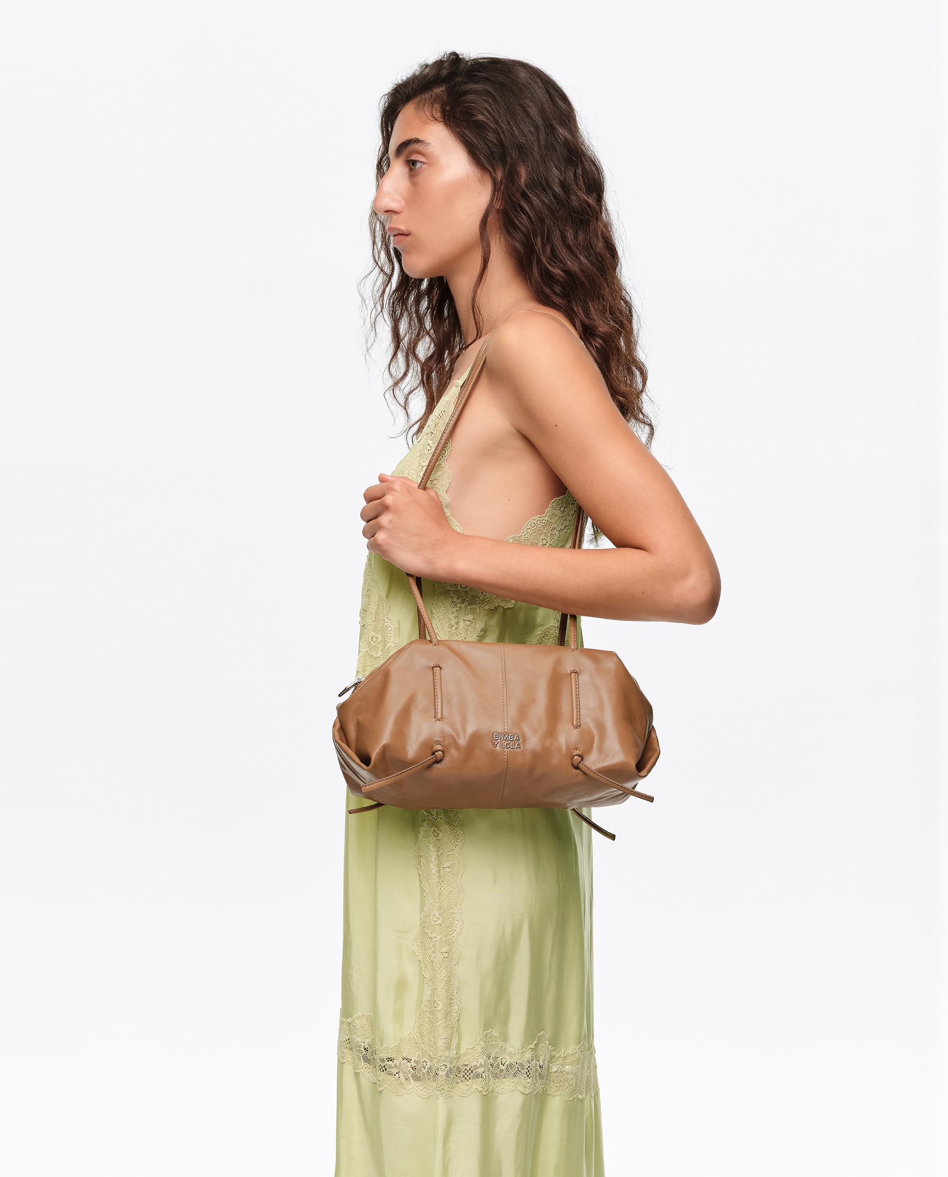 Bolso de mujer de piel Lolita - Bimba y Lola - Marrón Marrón-3