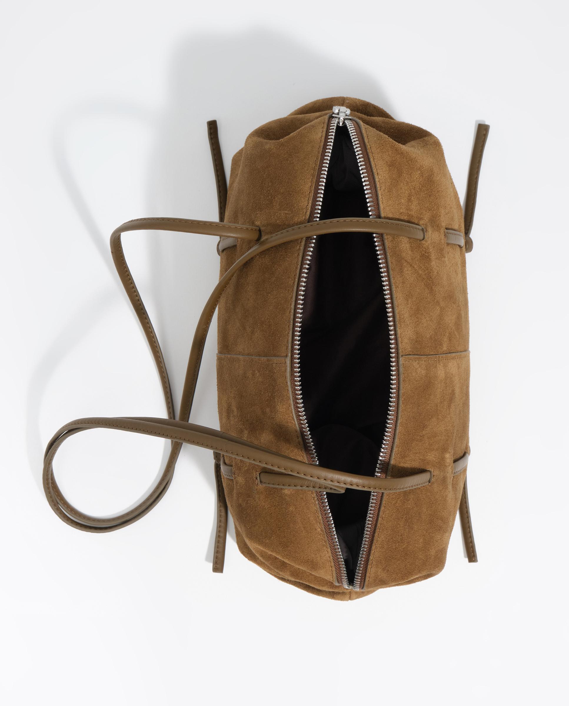 Bolso de mujer Lolita serraje - Bimba y Lola - Marrón Marrón-5