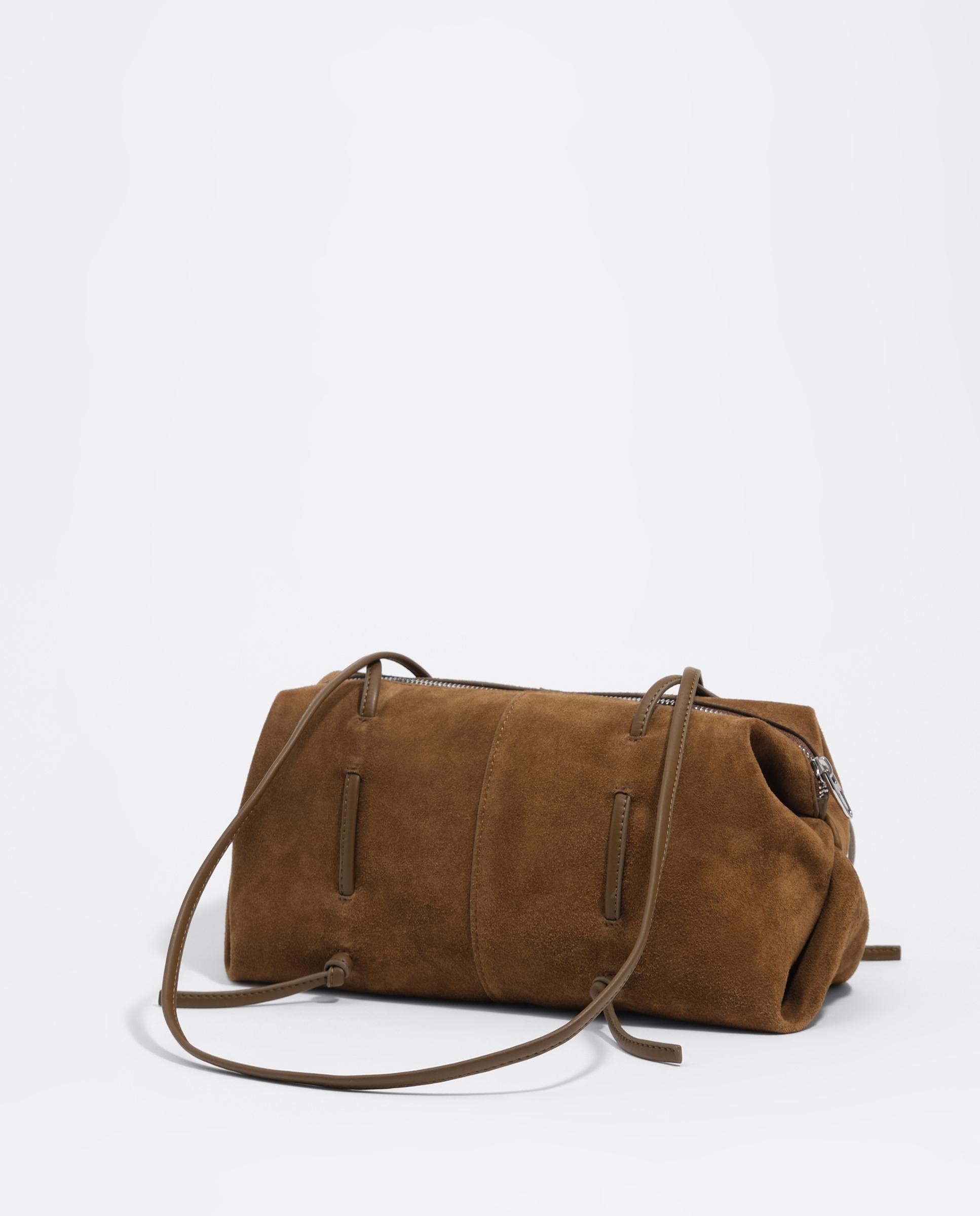 Bolso de mujer Lolita serraje - Bimba y Lola - Marrón Marrón-7