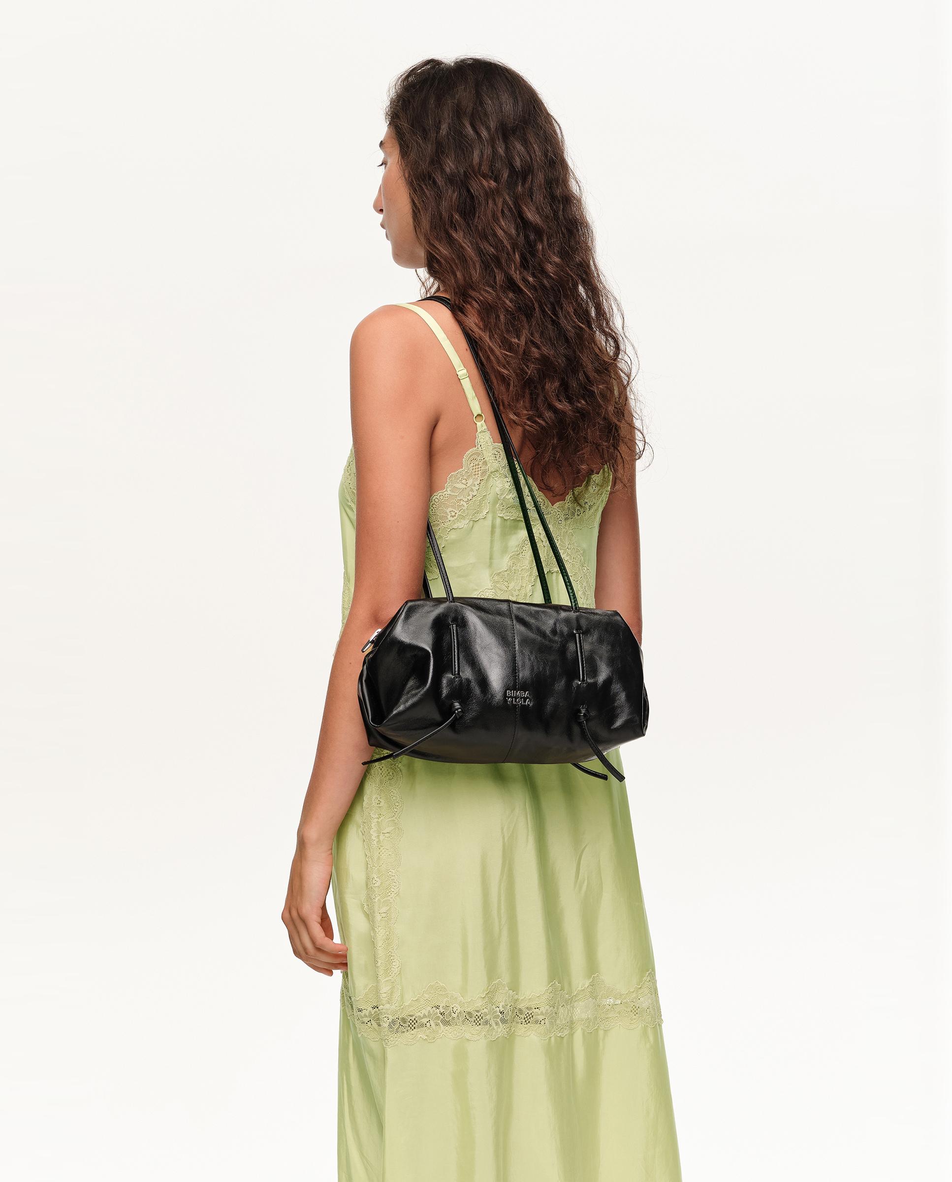 Bolso de mujer de piel Lolita - Bimba y Lola - Negro Negro-3