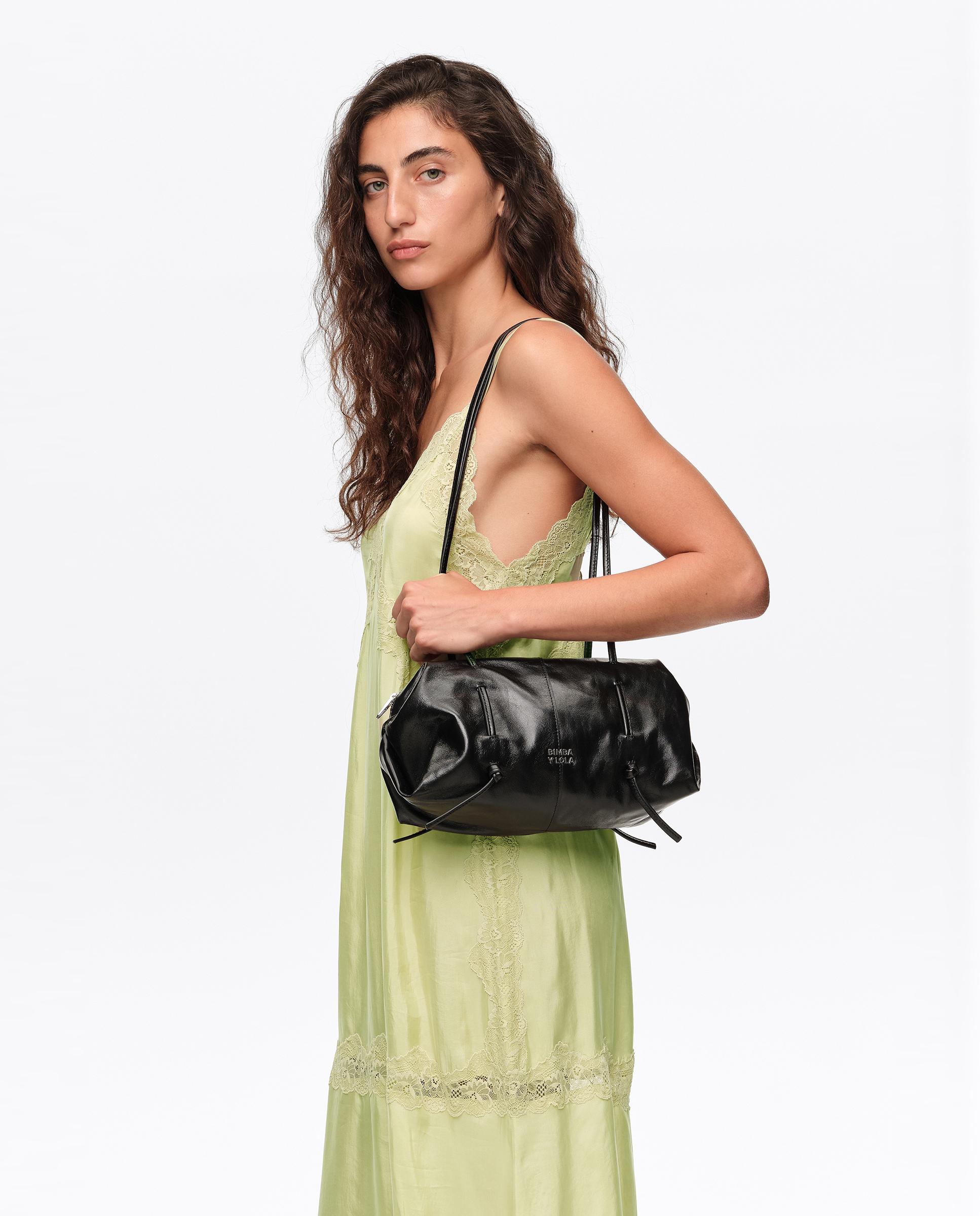 Bolso de mujer de piel Lolita - Bimba y Lola - Negro Negro-4
