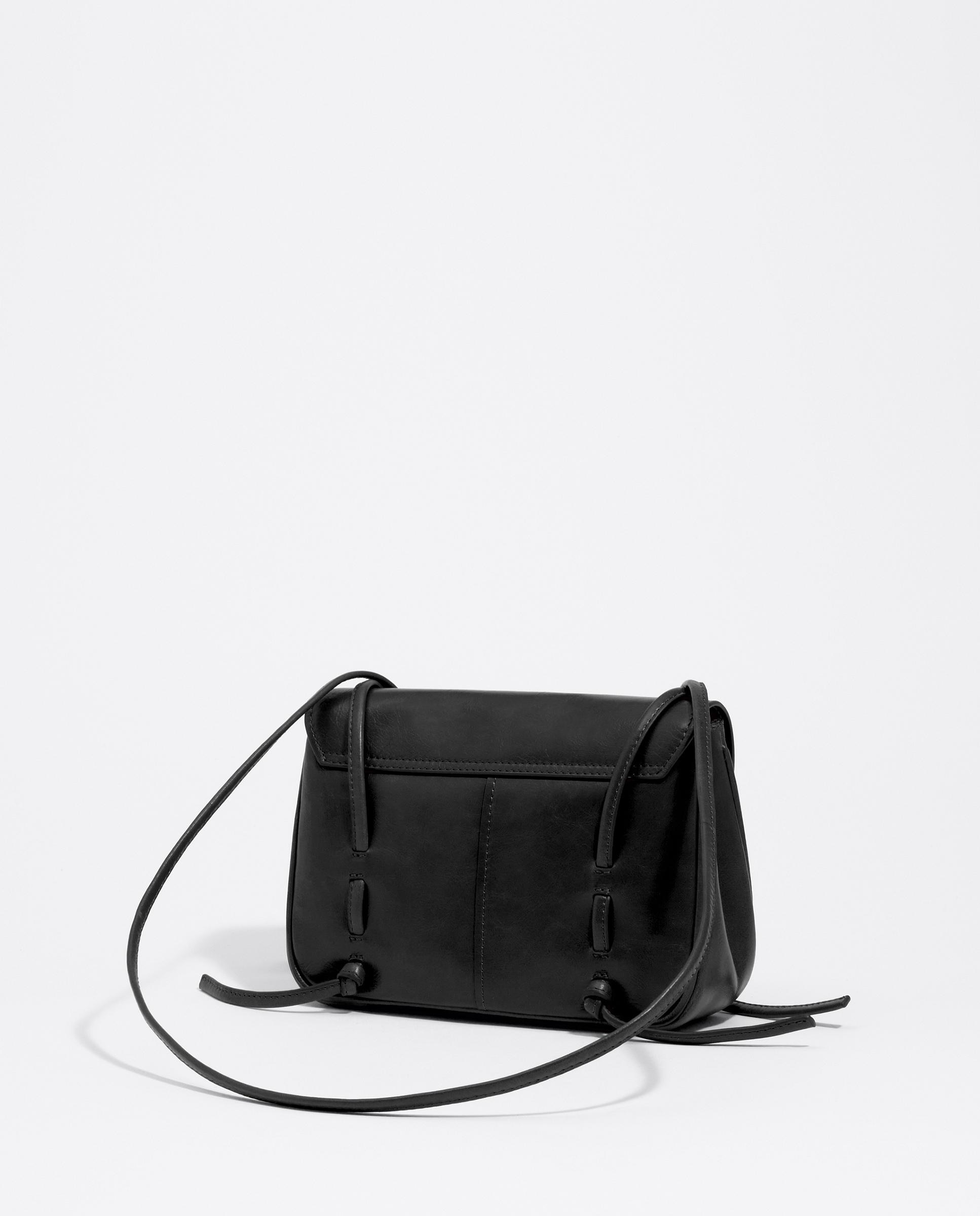 Bolso de mujer solapa mini de piel - Bimba y Lola - Negro Negro-6