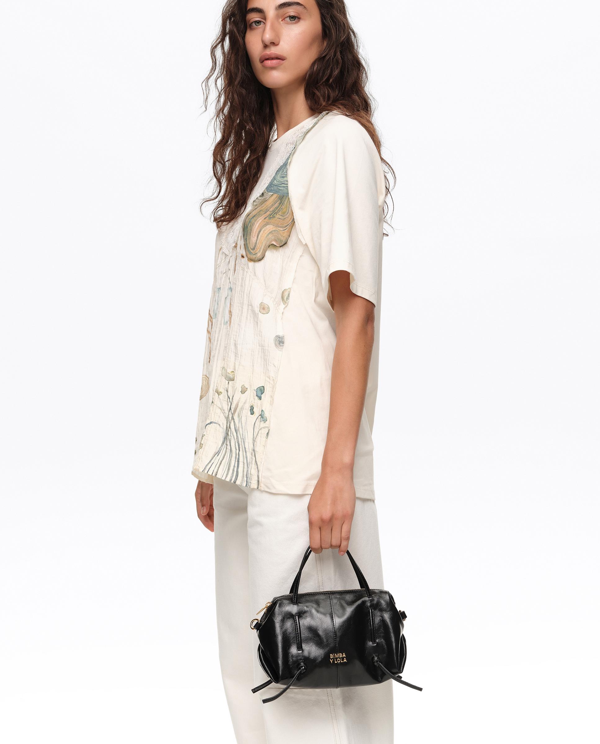Bolso de mujer mini de piel Lolita - Bimba y Lola - Negro Negro-3