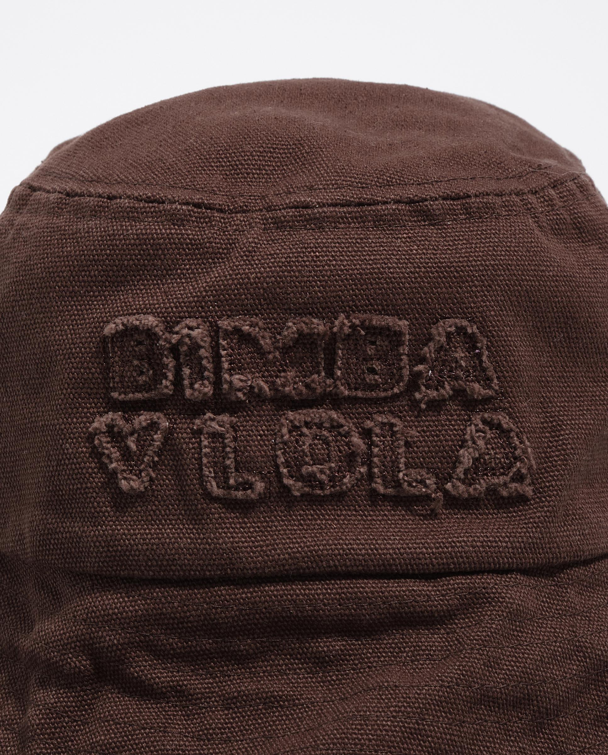 Gorro canvas de algodón con logo bordado - Bimba y Lola - Marrón chocolate Marrón chocolate-2