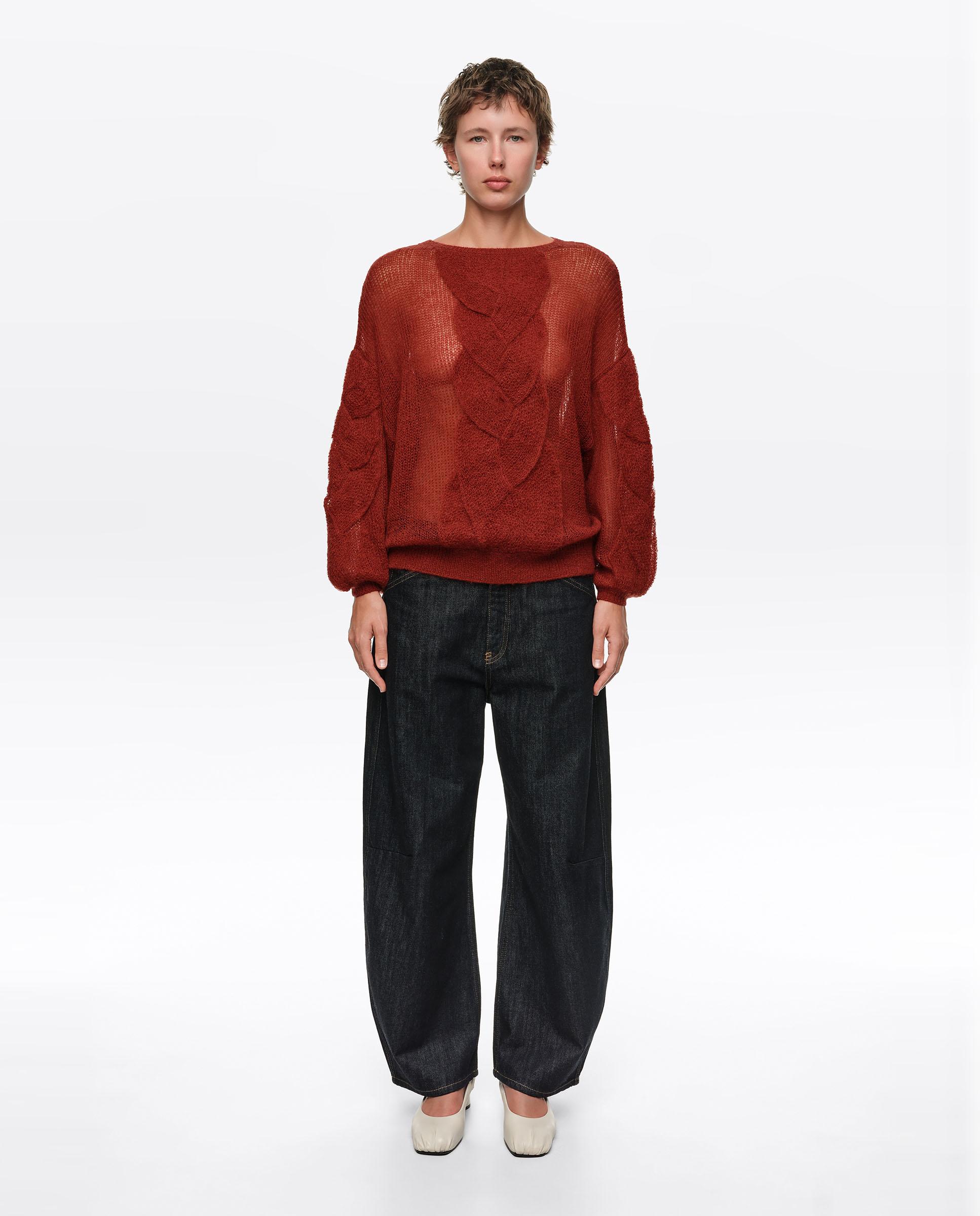 Jersey de mujer mohair ochos - Bimba y Lola - Teja Teja-1