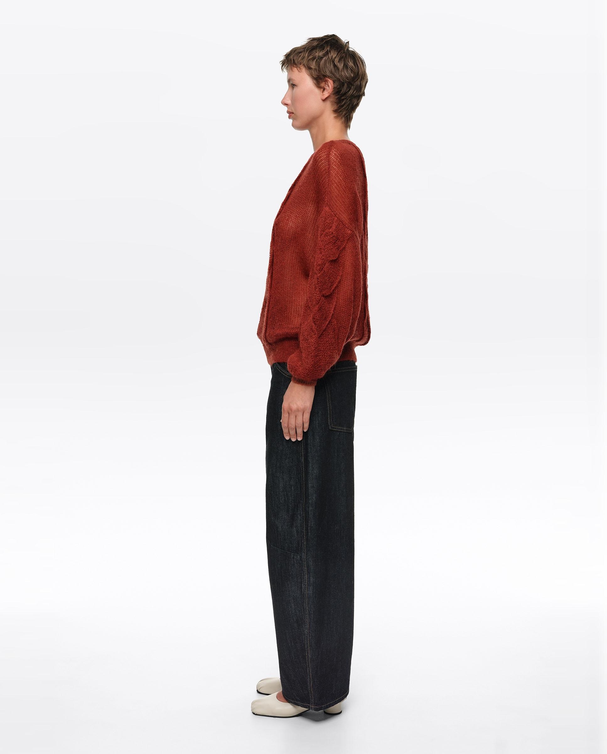 Jersey de mujer mohair ochos - Bimba y Lola - Teja Teja-3
