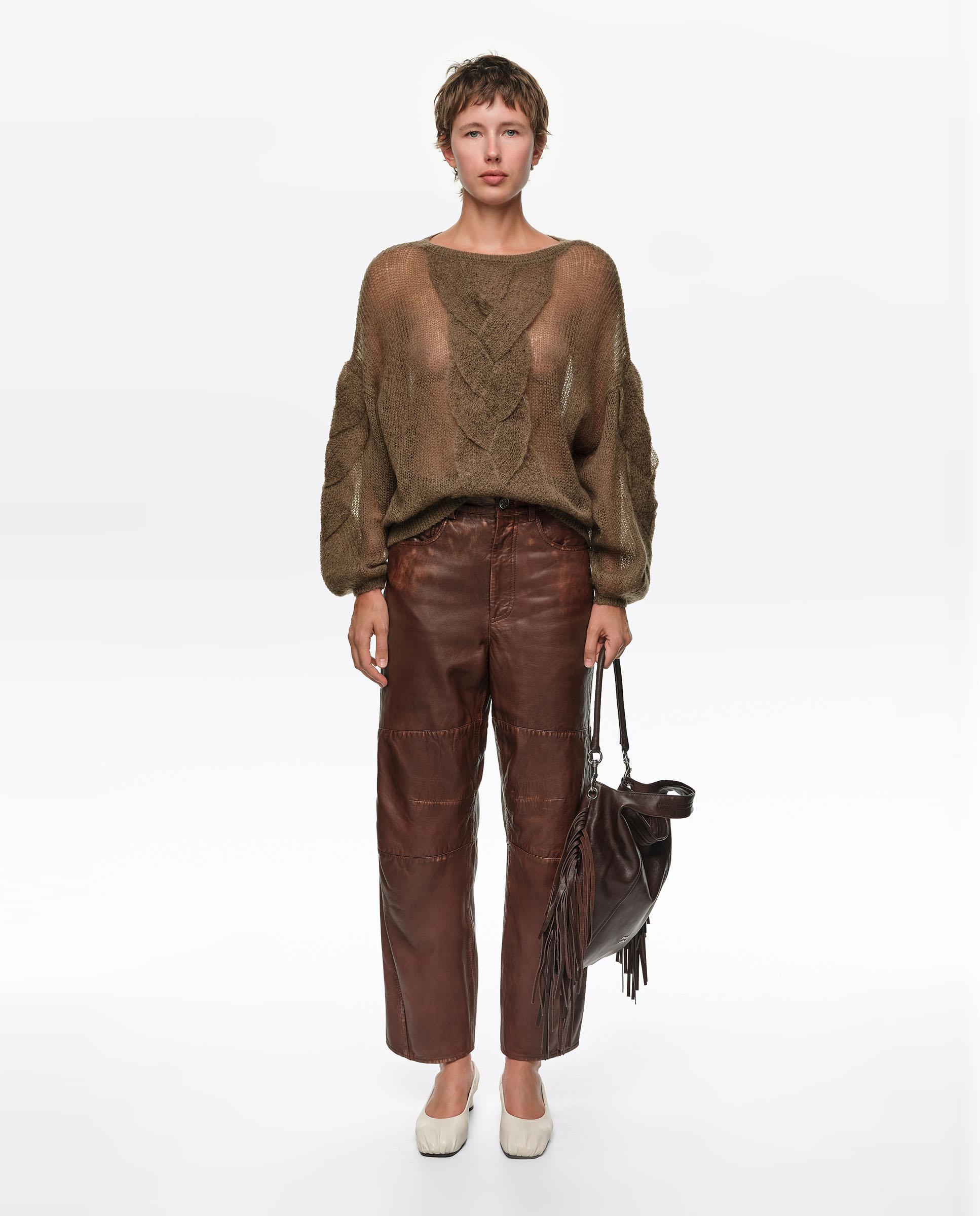 Jersey de mujer mohair ochos - Bimba y Lola - Verde Verde-5