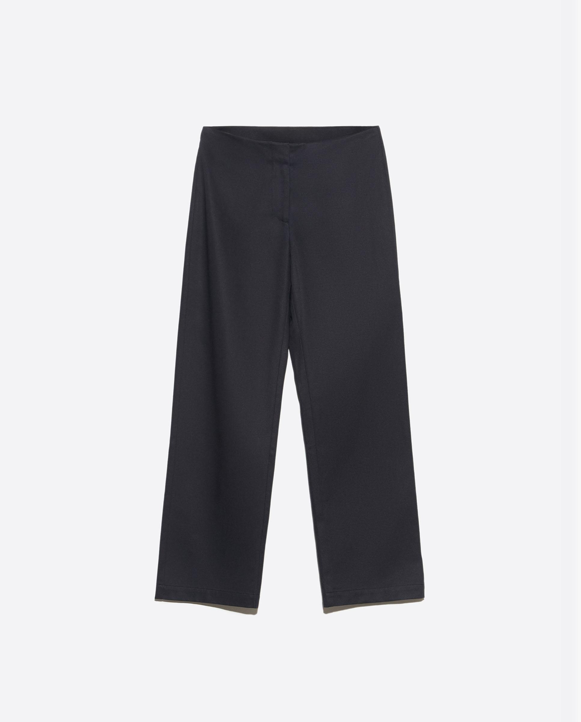 Pantalones rectos de mujer liso - Bimba y Lola - Azul marino Azul marino-6