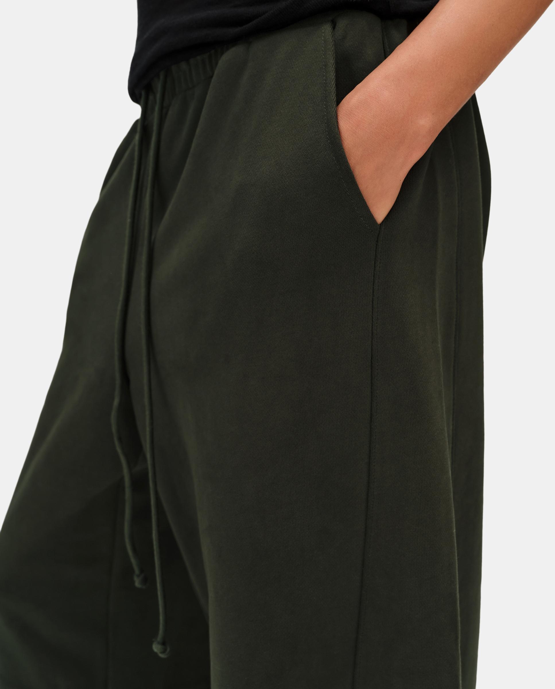 Imagen 3 de Pantalones jogger de mujer algodón fluido - Bimba y Lola - Verde oscuro Verde oscuro
