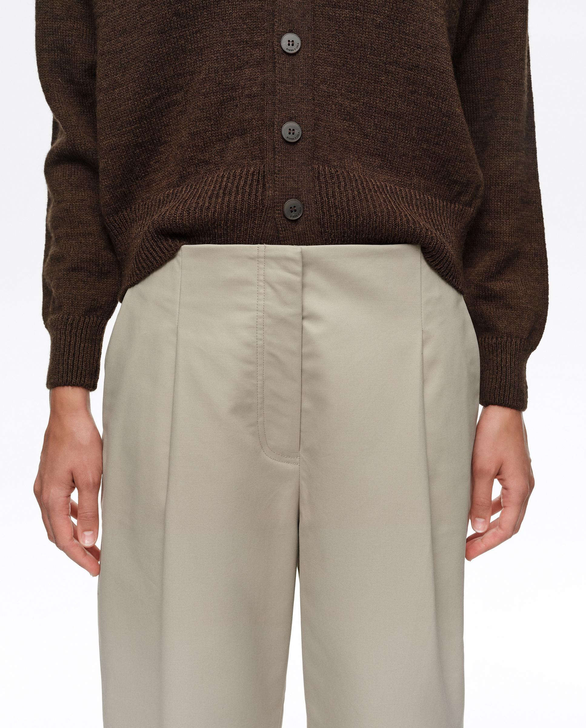 Imagen 2 de Pantalones rectos de mujer pinzas liso - Bimba y Lola - Piedra Piedra