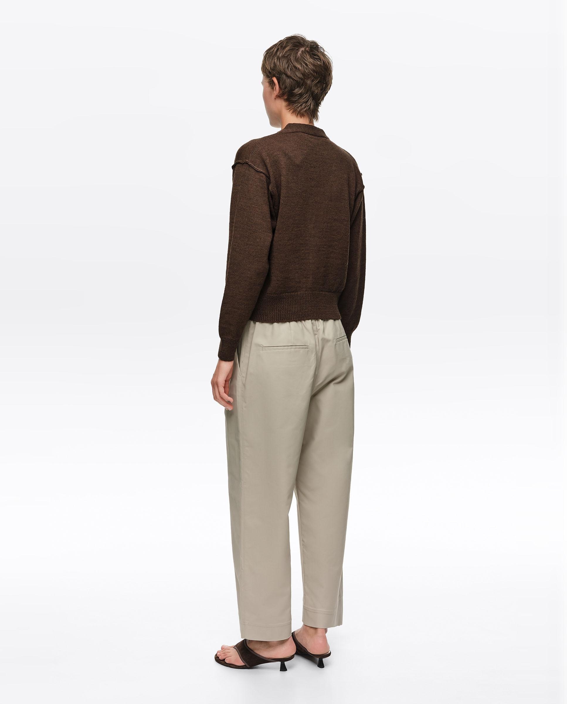 Imagen 4 de Pantalones rectos de mujer pinzas liso - Bimba y Lola - Piedra Piedra
