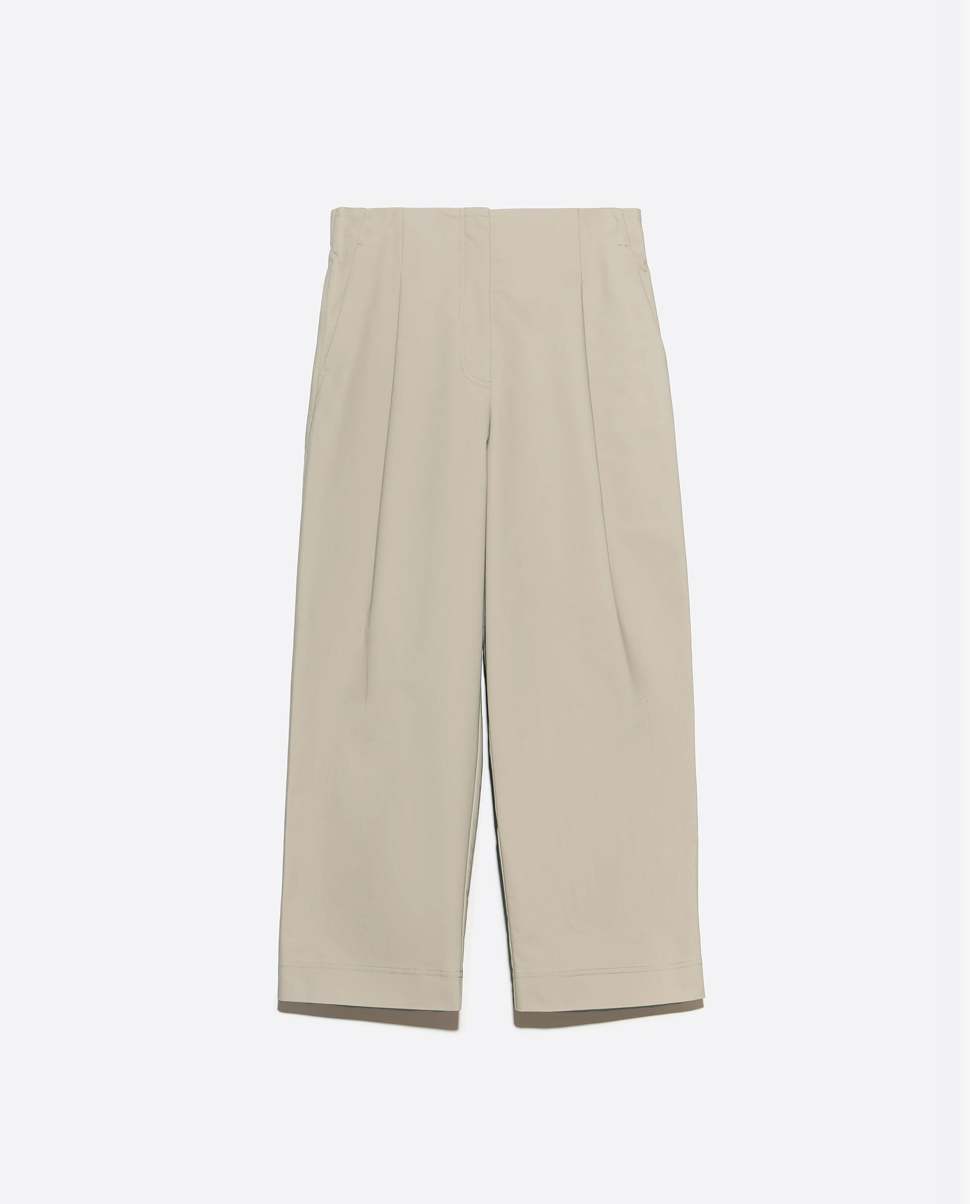 Imagen 6 de Pantalones rectos de mujer pinzas liso - Bimba y Lola - Piedra Piedra
