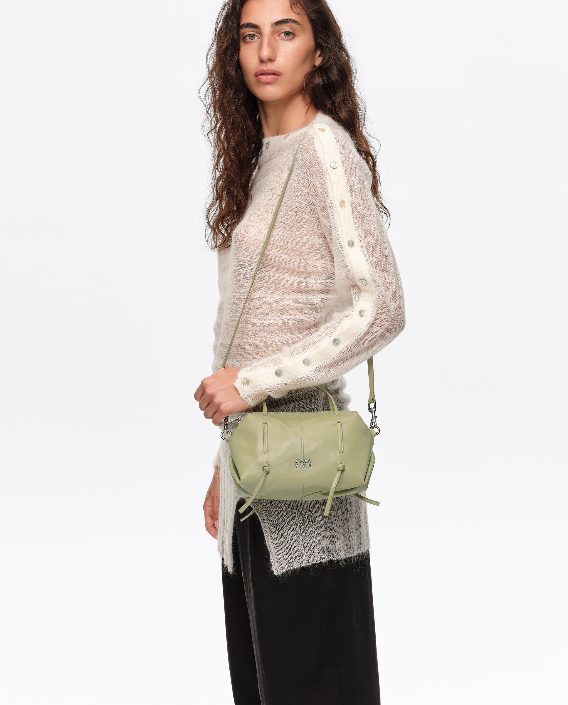 Bolso de mujer mini de piel Lolita - Bimba y Lola - Verde Verde-3