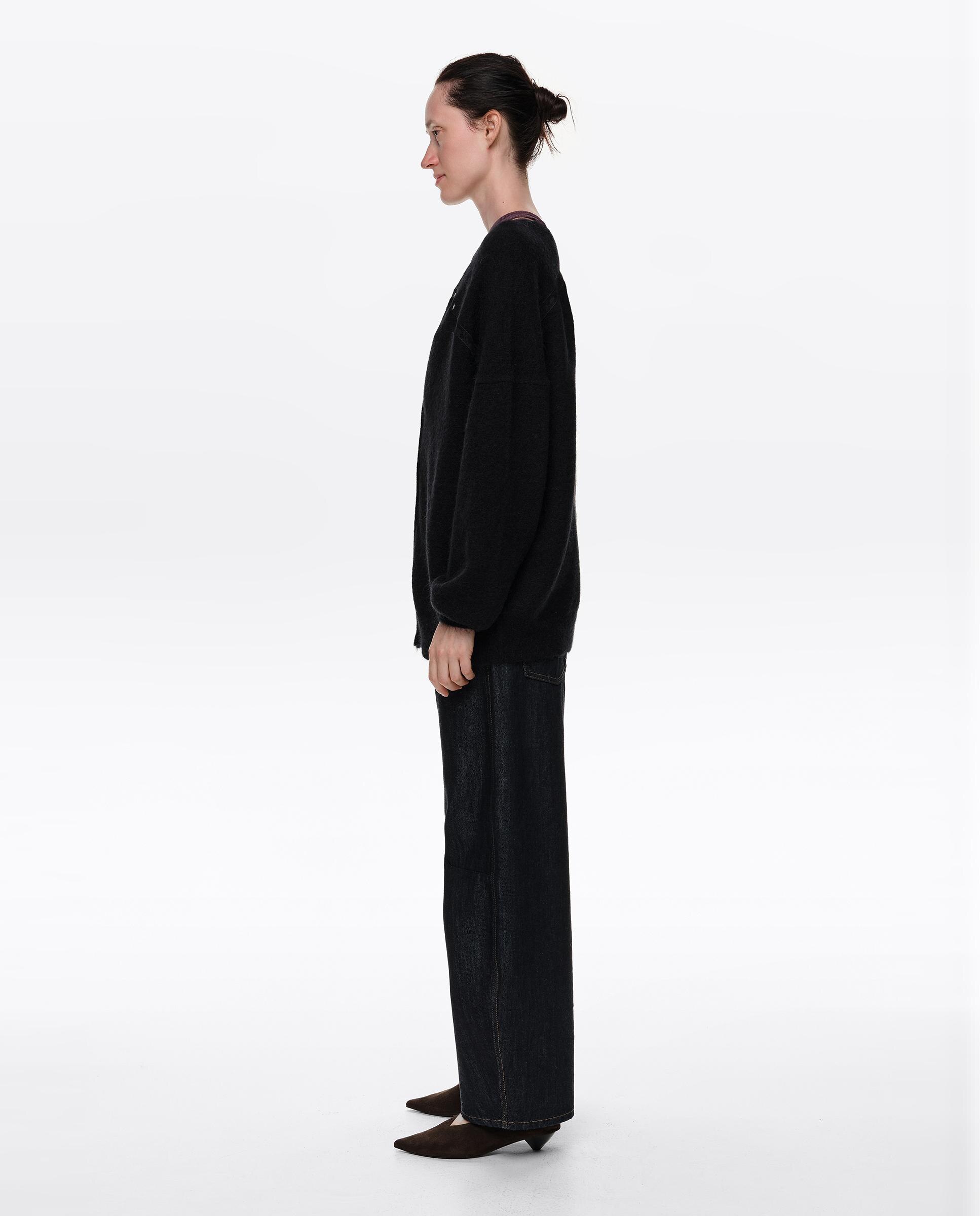 Cárdigan de mujer mohair lana encajes - Bimba y Lola - Negro Negro-3